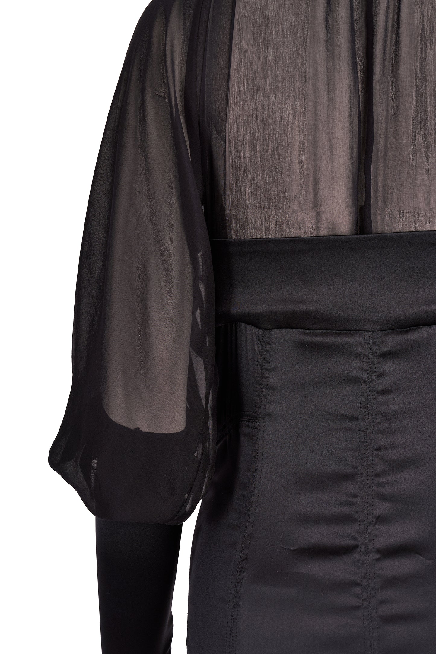 Vintage Gucci 2003 By Tom Ford Satin Silk Black Dress