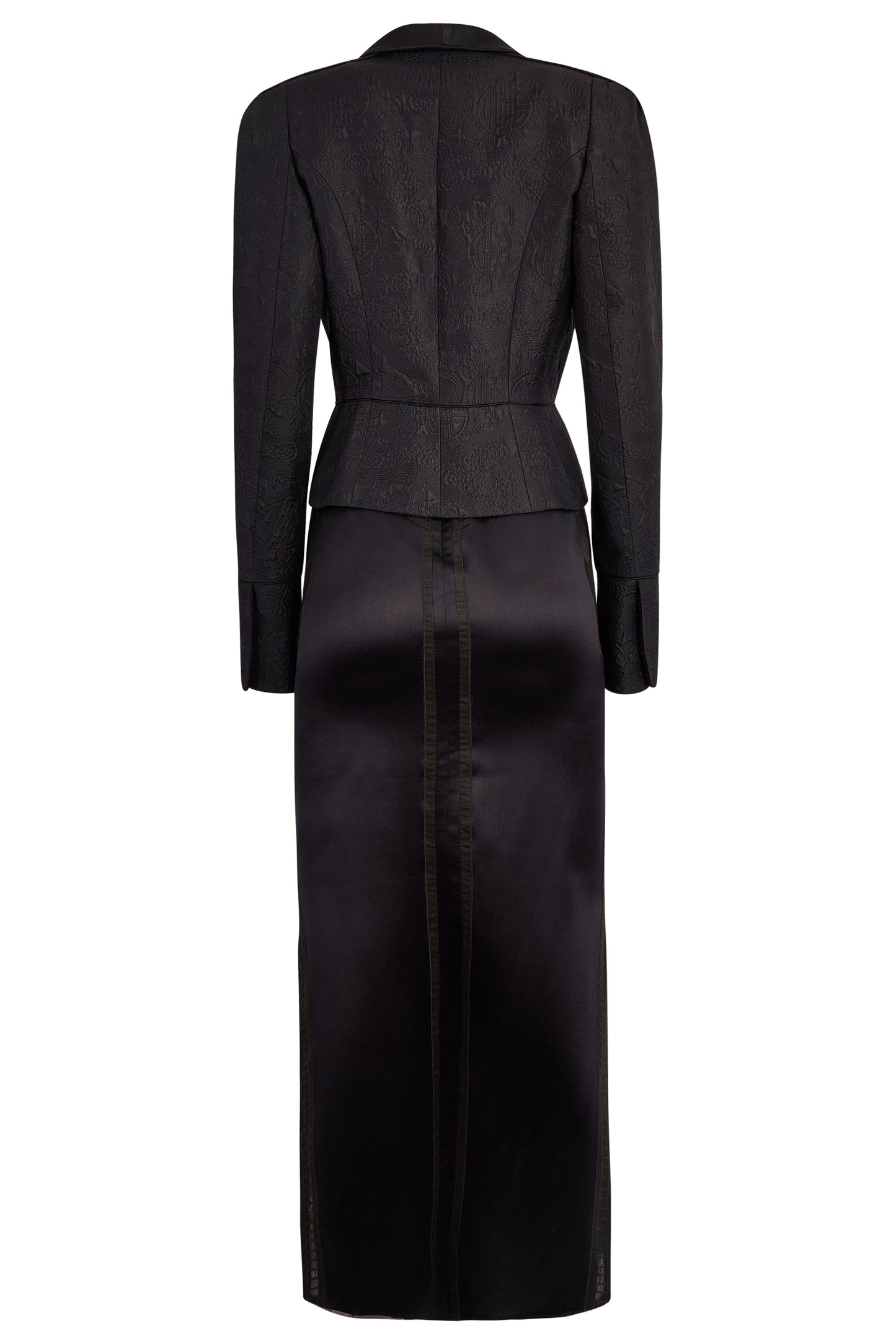 Vintage Yves Saint Laurent Rive Gauche A/W 2004 " Le smoking" Black Co ord Set