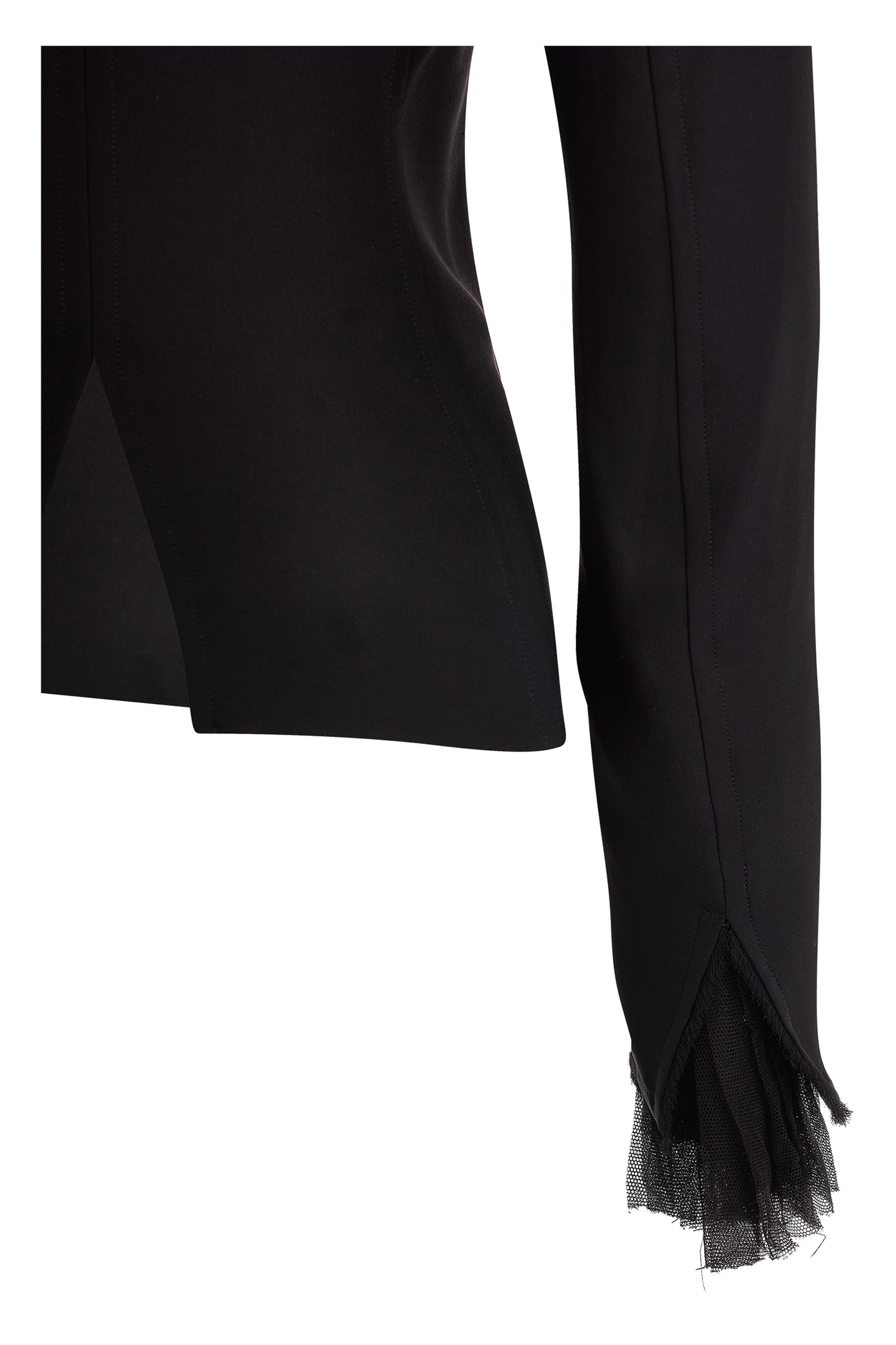Vintage Yves Saint Laurent Rive Gauche by Tom Ford A/W 2002 Black Silk Scarf Co ord Set