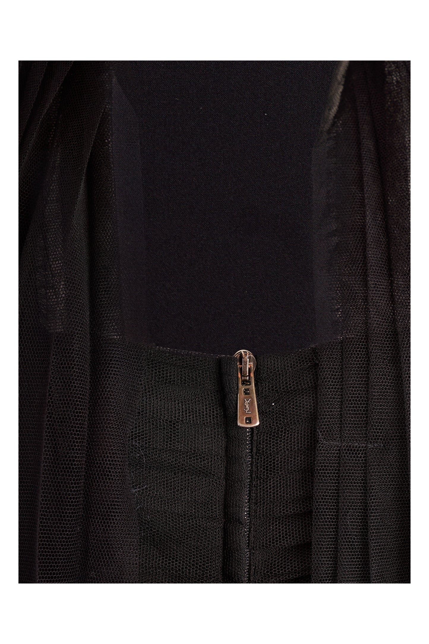 Vintage Yves Saint Laurent Rive Gauche by Tom Ford A/W 2002 Black Silk Scarf Co ord Set