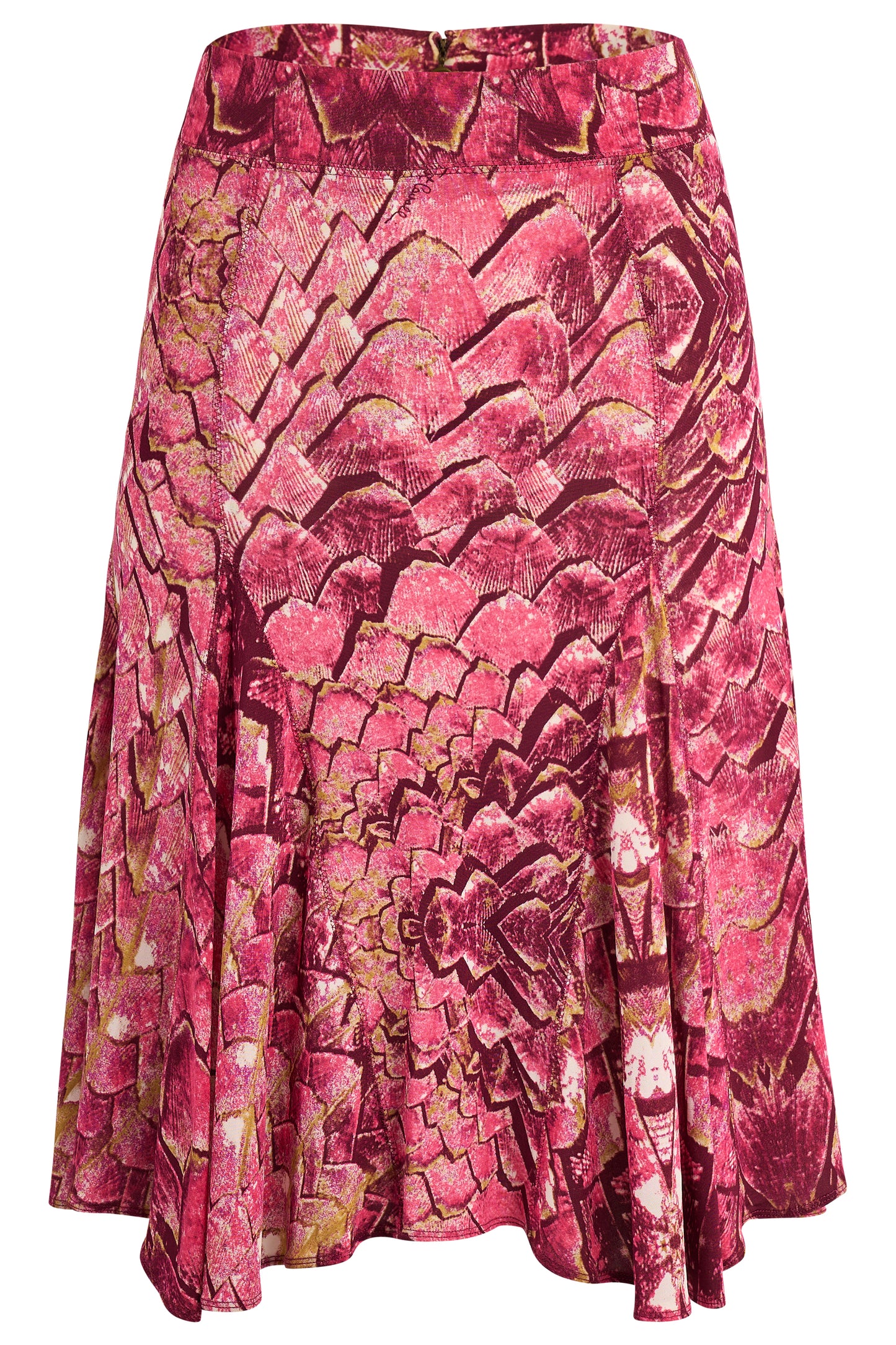 Vintage Just Cavalli S/S 2007 Pink Animal Print Skirt Co-Ord Set