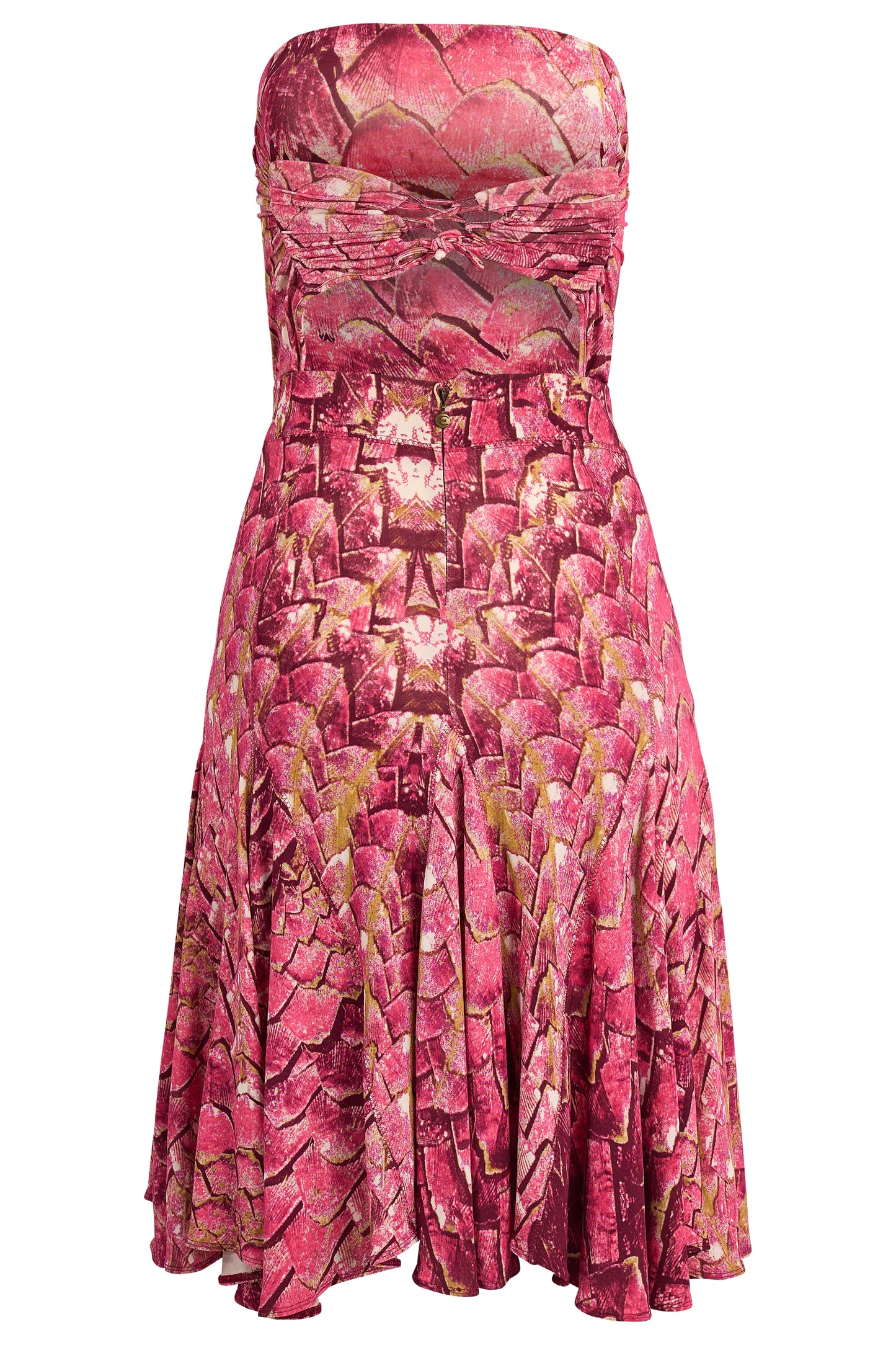 Vintage Just Cavalli S/S 2007 Pink Animal Print Skirt Co-Ord Set