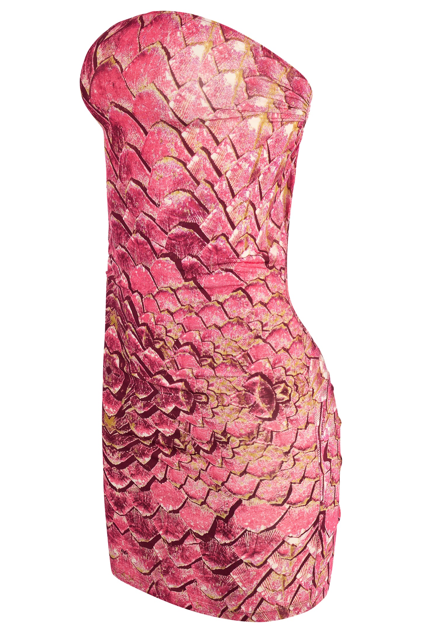 Vintage Just Cavalli S/S 2007 Pink Animal Print Skirt Co-Ord Set