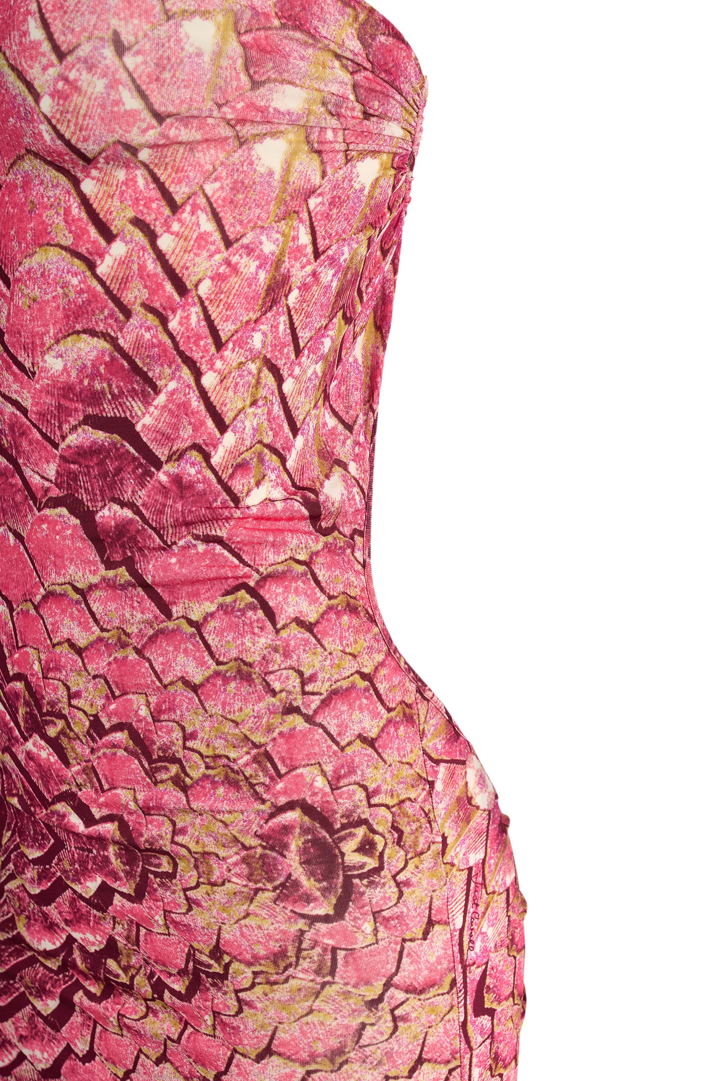 Vintage Just Cavalli S/S 2007 Pink Animal Print Skirt Co-Ord Set