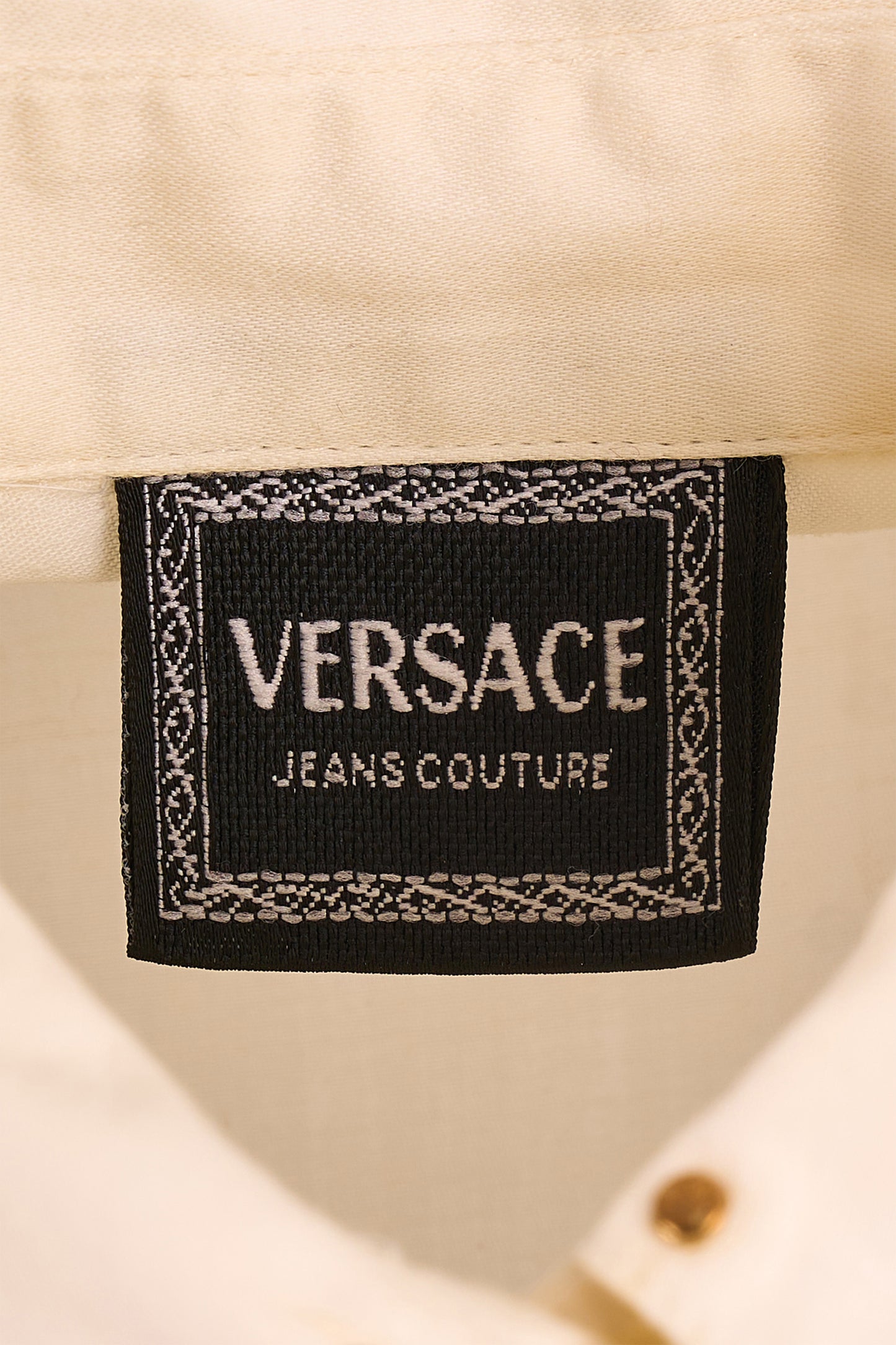 Vintage Versace F/W 1992 " Miss S&M" White Studs Shirts