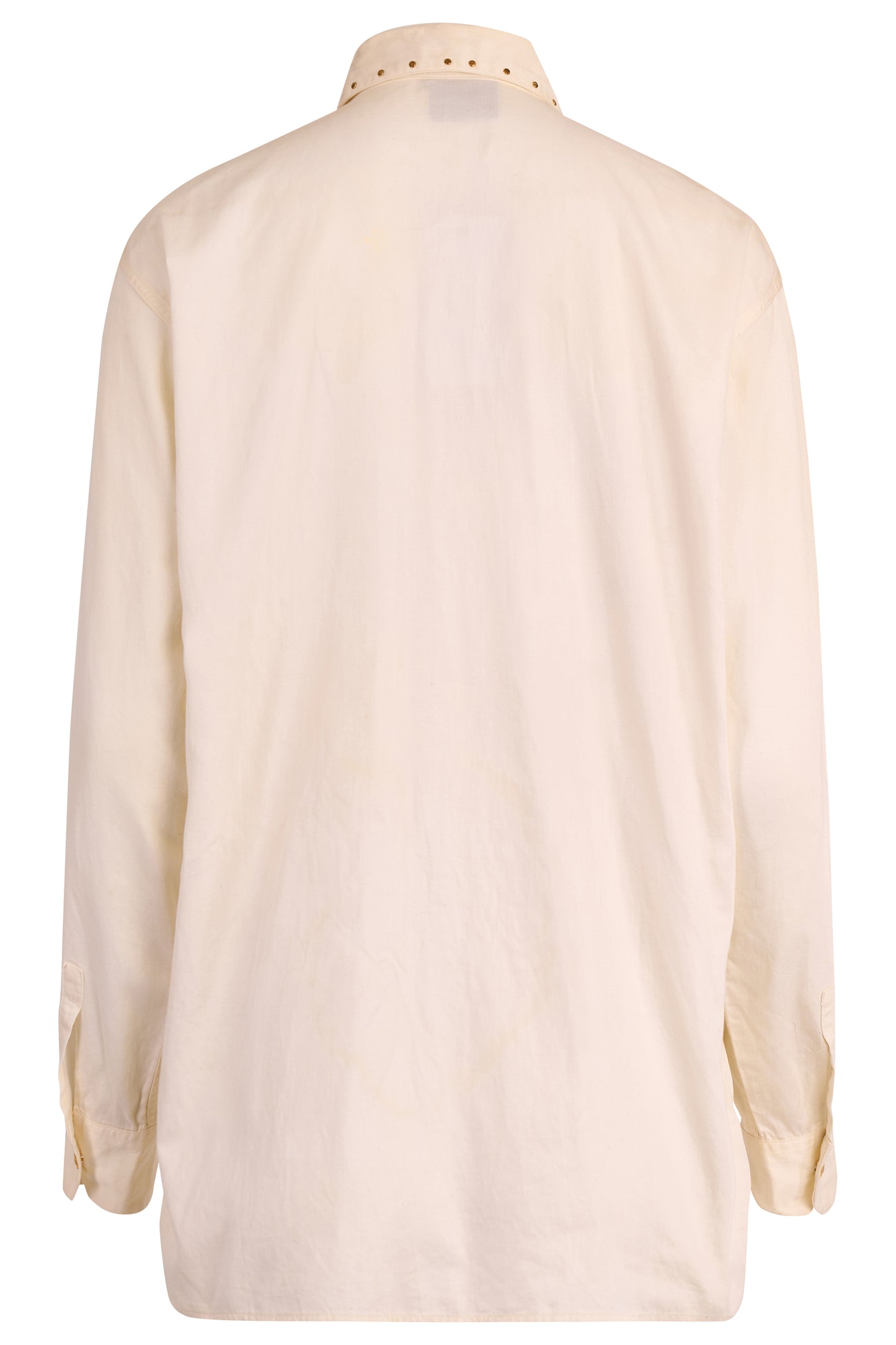 Vintage Versace F/W 1992 " Miss S&M" White Studs Shirts