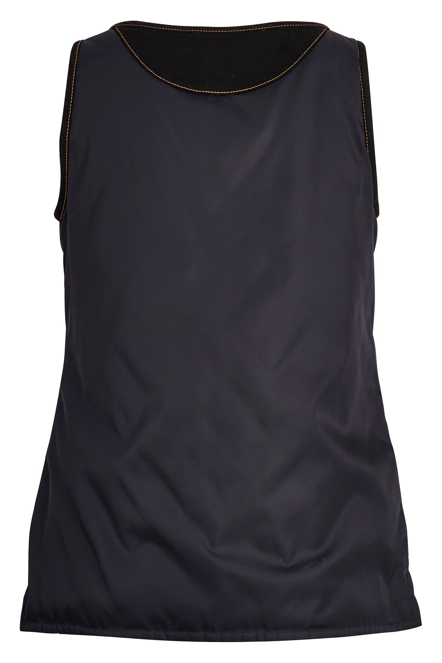 Prada 2016 Nylon Navy Blue Zip Up Sleeveless Vest
