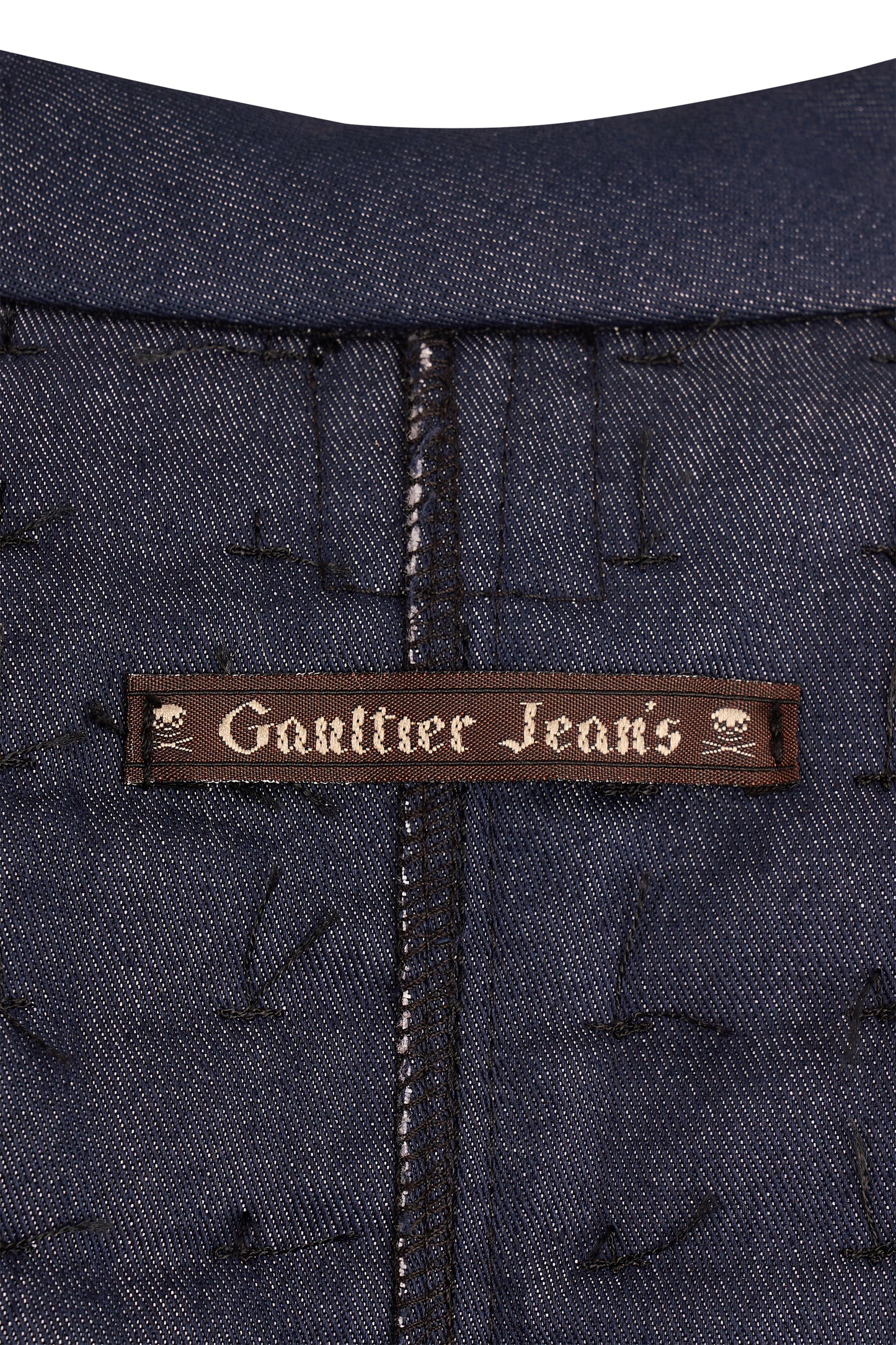 Vintage Jean Paul Gaultier Padded Denim Top