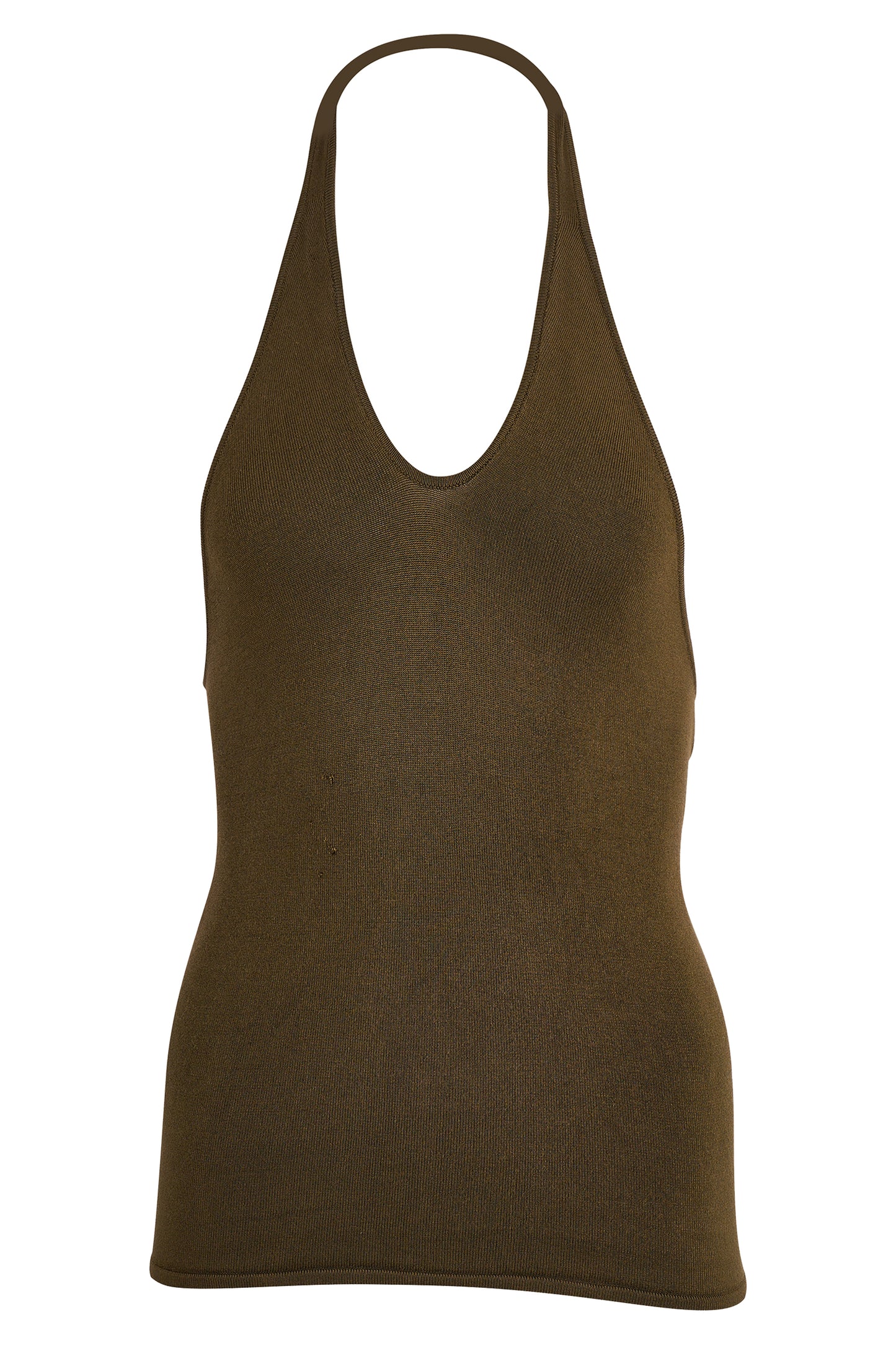 Vintage Ralph Lauren Khaki Green Halterneck Top