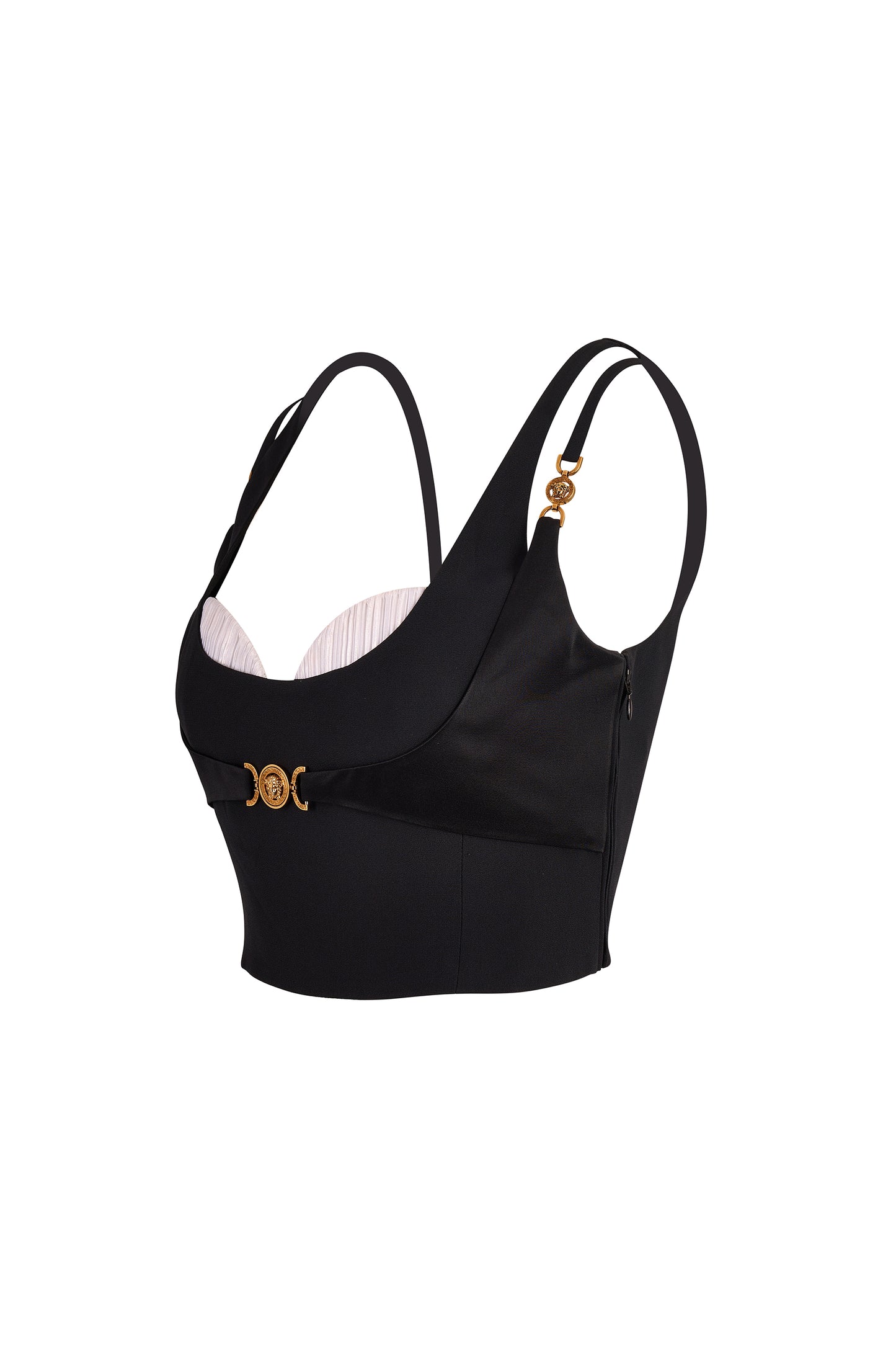 Versace S/S 2021 Medusa Hardware Corset Top