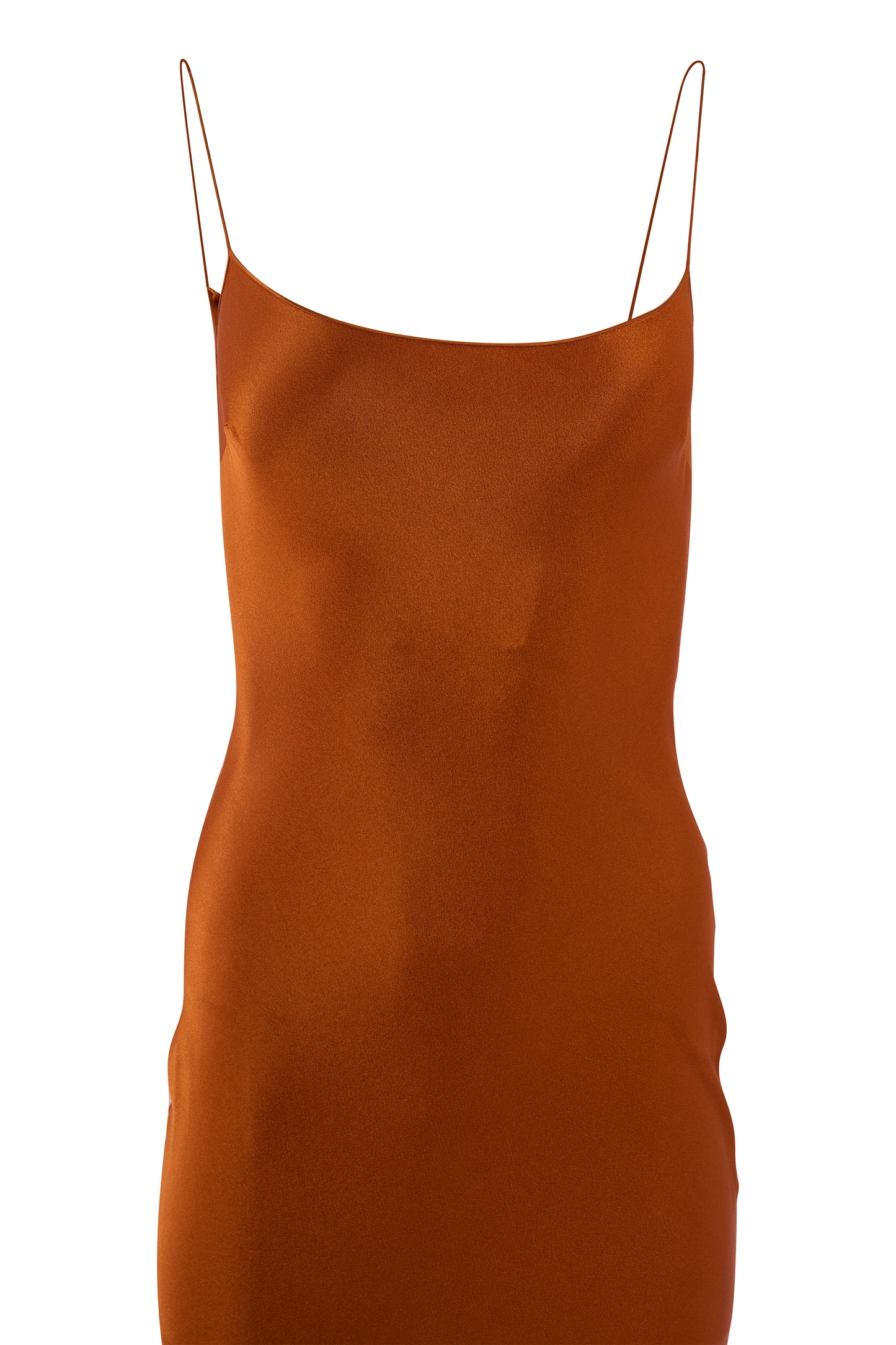 Vintage John Galliano F/W 1999 Orange Silk Gown