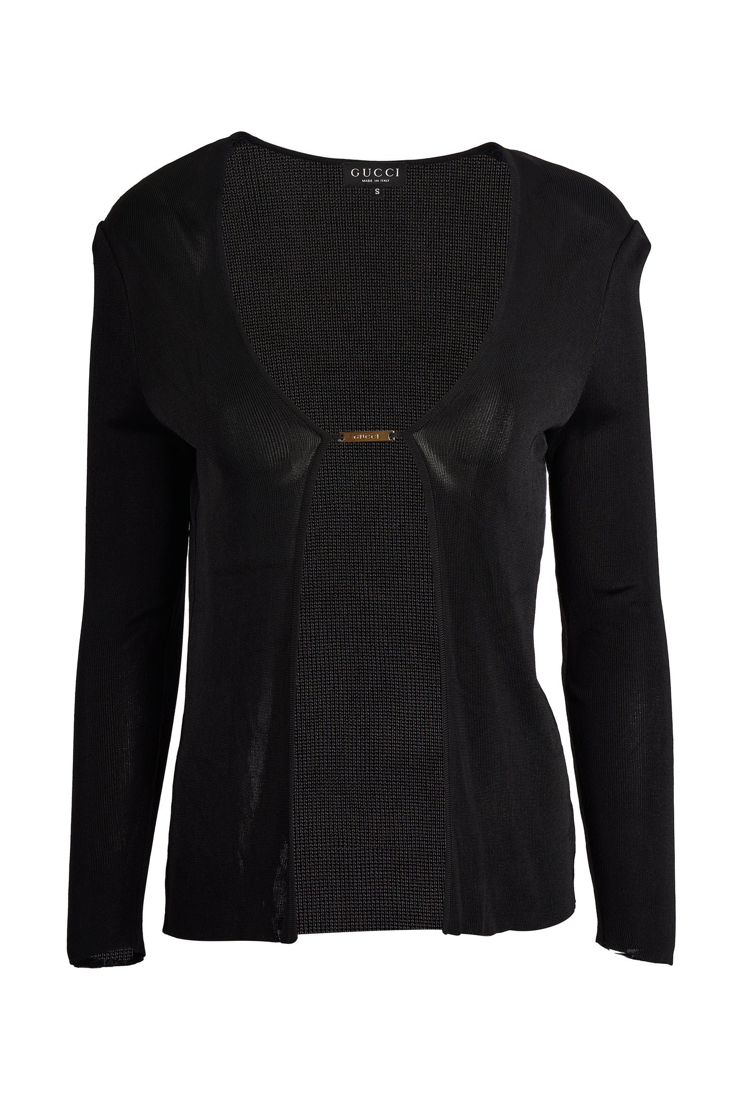 Vintage Gucci By Tom Ford A/W 1998 Black Cardigan