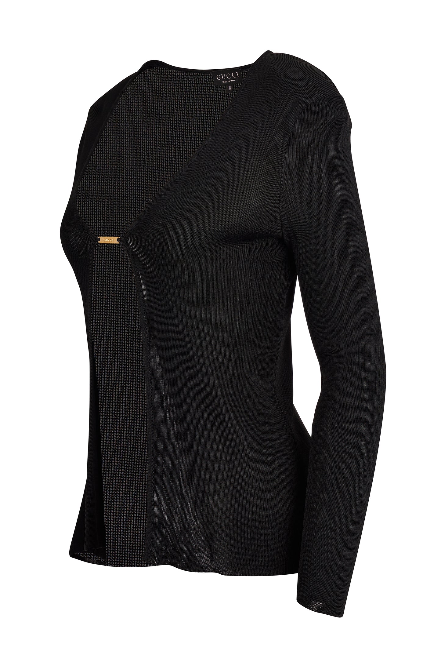 Vintage Gucci By Tom Ford A/W 1998 Black Cardigan