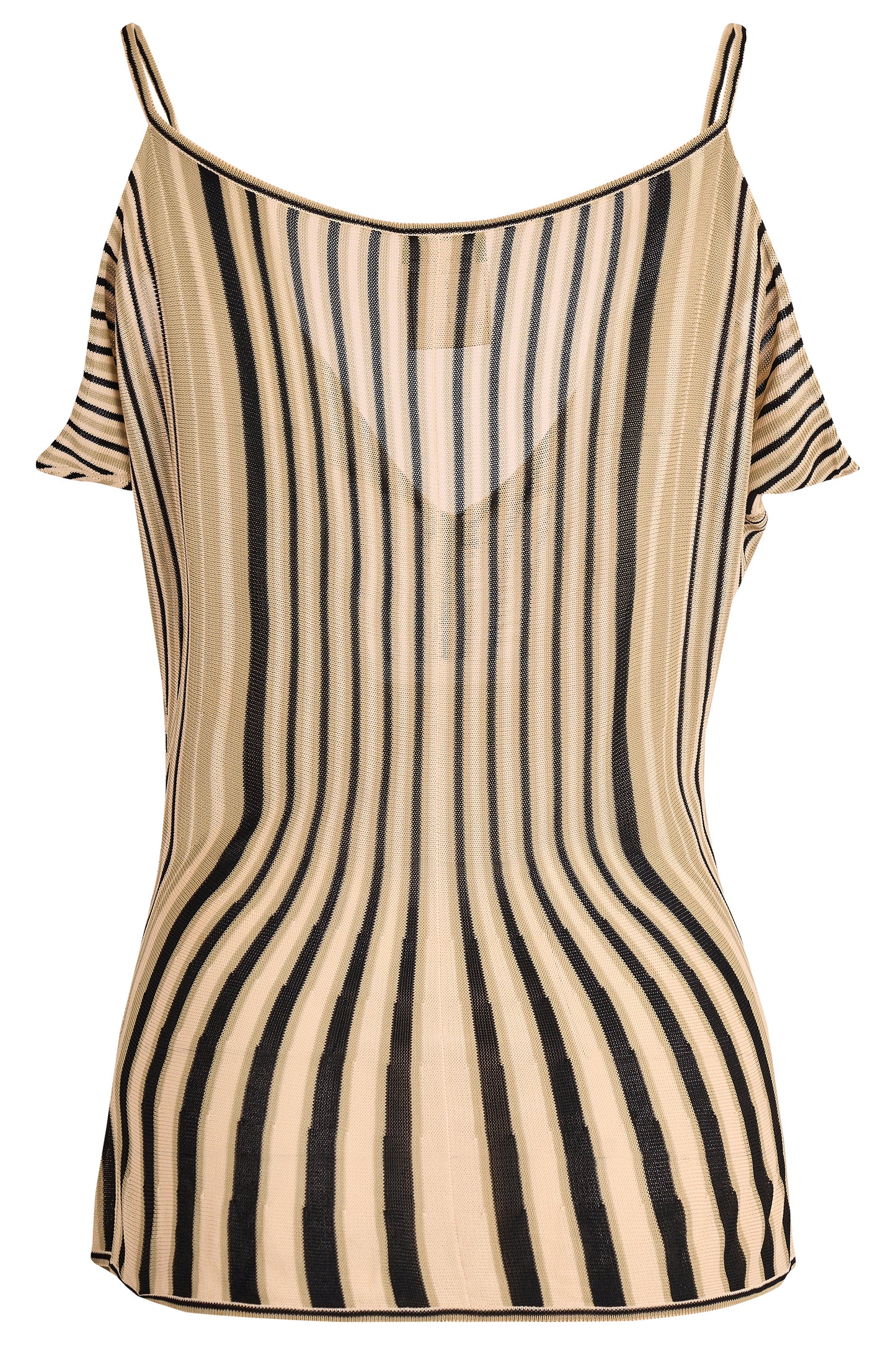 Vintage 2000's Chanel Knit Stripes Tank Top