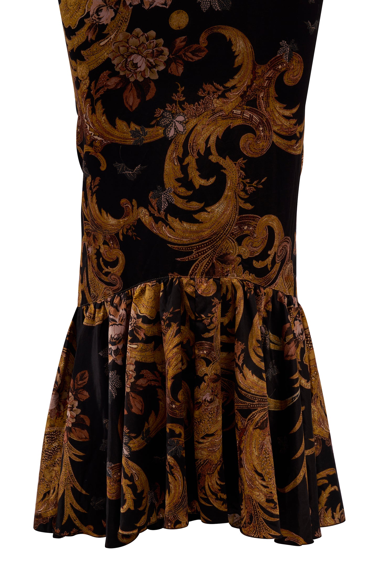 Vintage Roberto Cavalli 1990's Baroque Print Dress