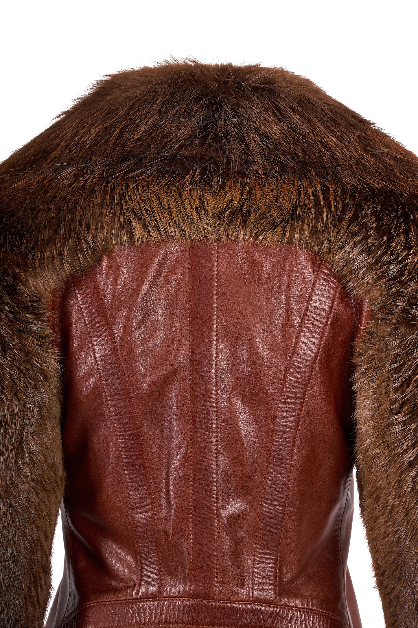 Vintage Gucci By Tom Ford F/W 2003 Leather Fur Jacket