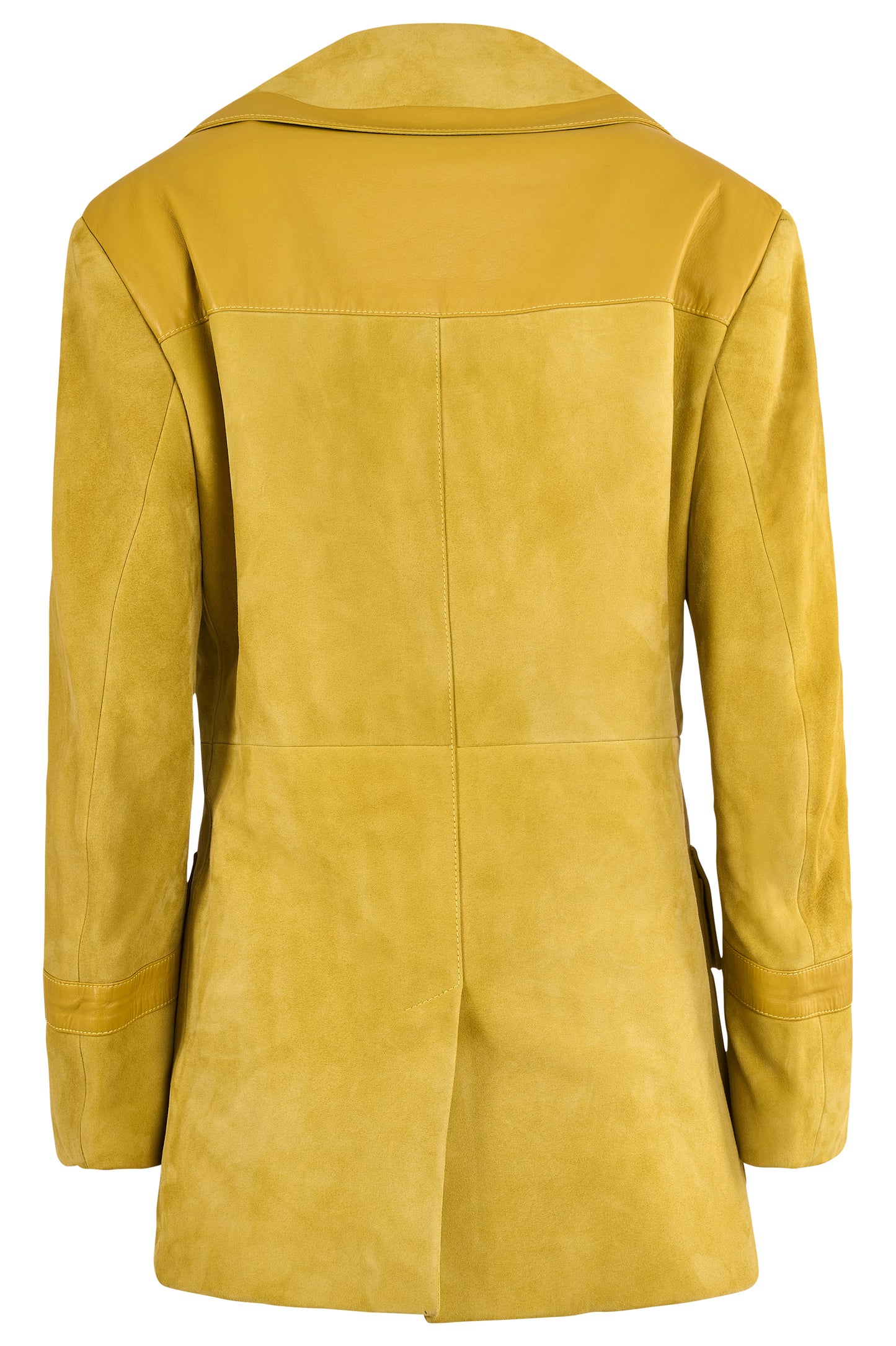 Gucci Suede Yellow Mustard 70's Inspired Co-Ord Set