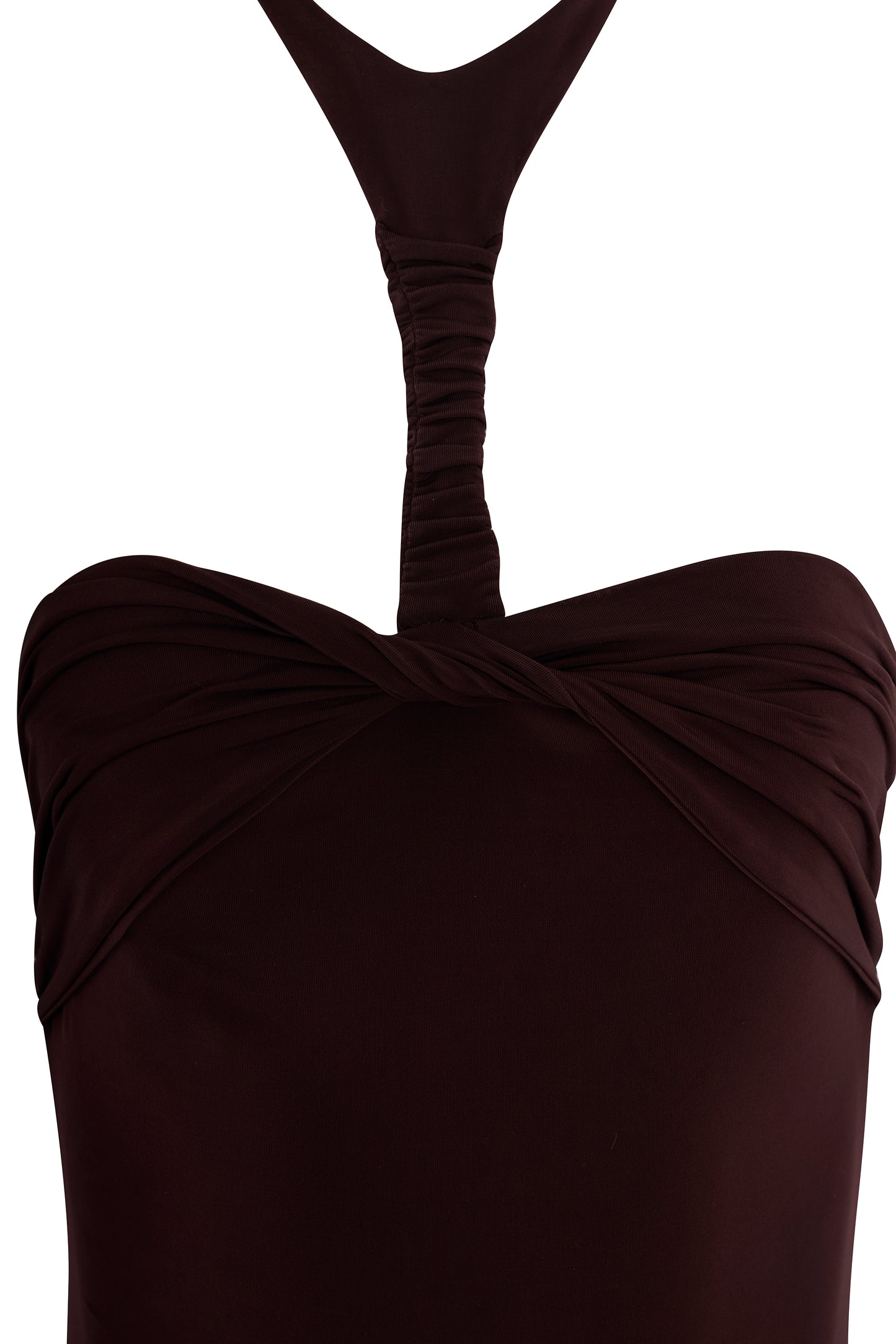 Vintage Gucci F/W 2004 Plunging Cutout Purple Evening Mini Dress