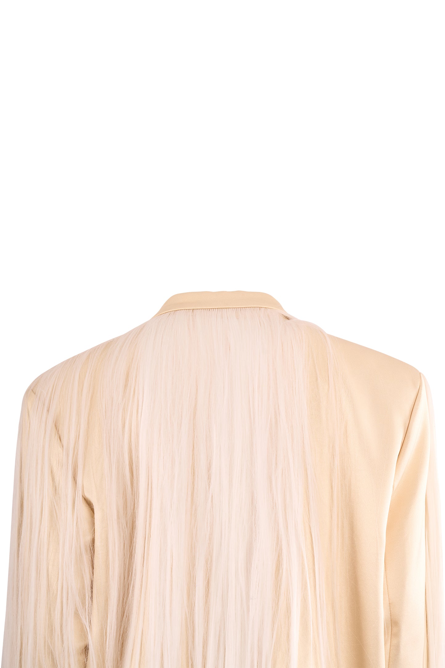 Hyun Mi Nielsen A/W Ivory Long Hair Tailored Coat