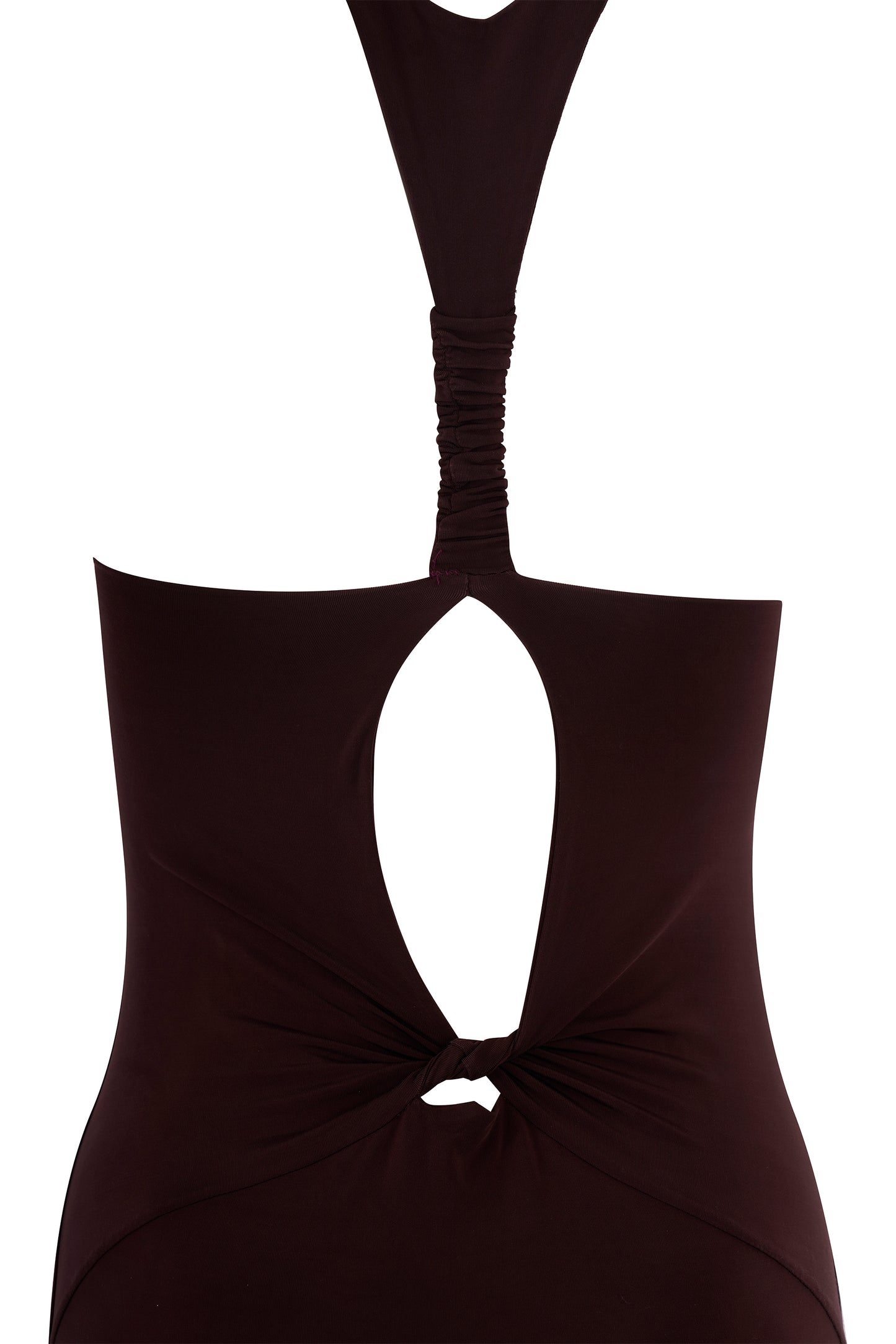 Vintage Gucci F/W 2004 Plunging Cutout Purple Evening Mini Dress
