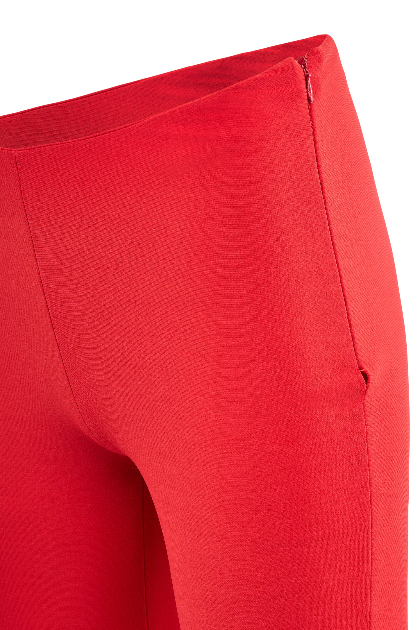 Vintage Gucci By Tom Ford A/W 1997 Red Wool Asymmetric Legging