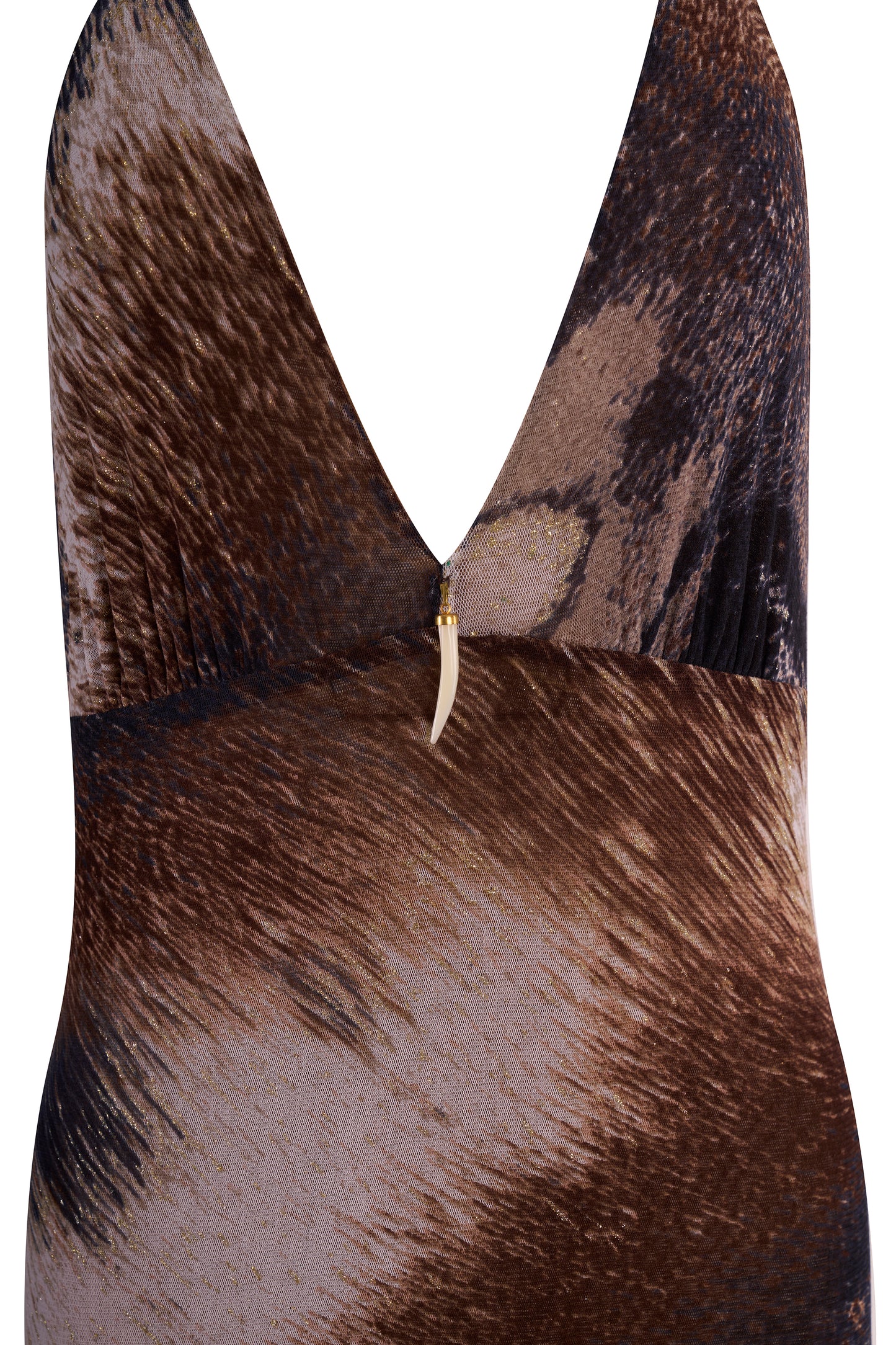 Vintage Roberto Cavalli Animal Print Maxi Dress
