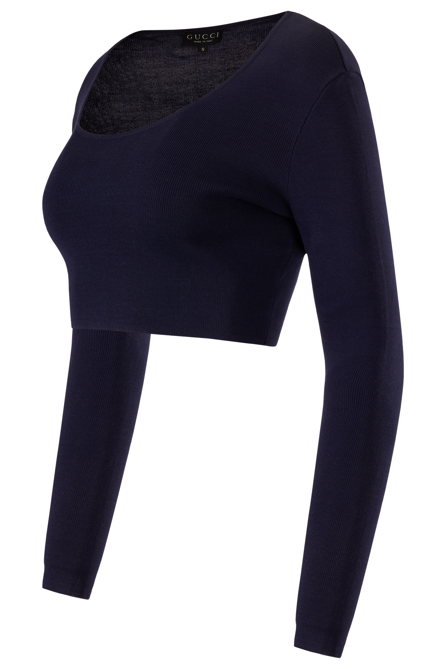 Vintage Gucci By Tom Ford 1994 Blue Long Sleeves Top