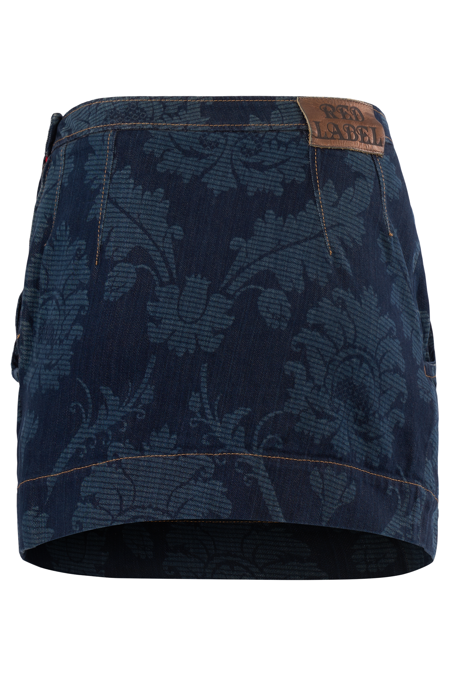 Vintage 1990's Vivienne Westwood Print Denim Skirt