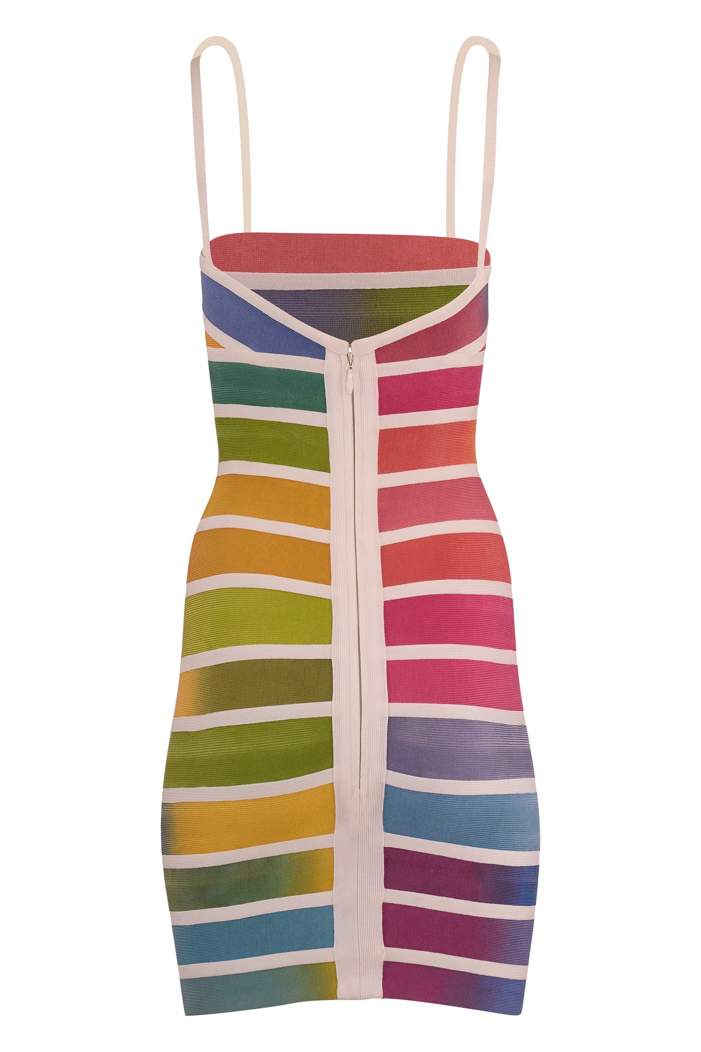 Vintage 2000's Hervé Léger Multicolour Bodycon Mini Dress