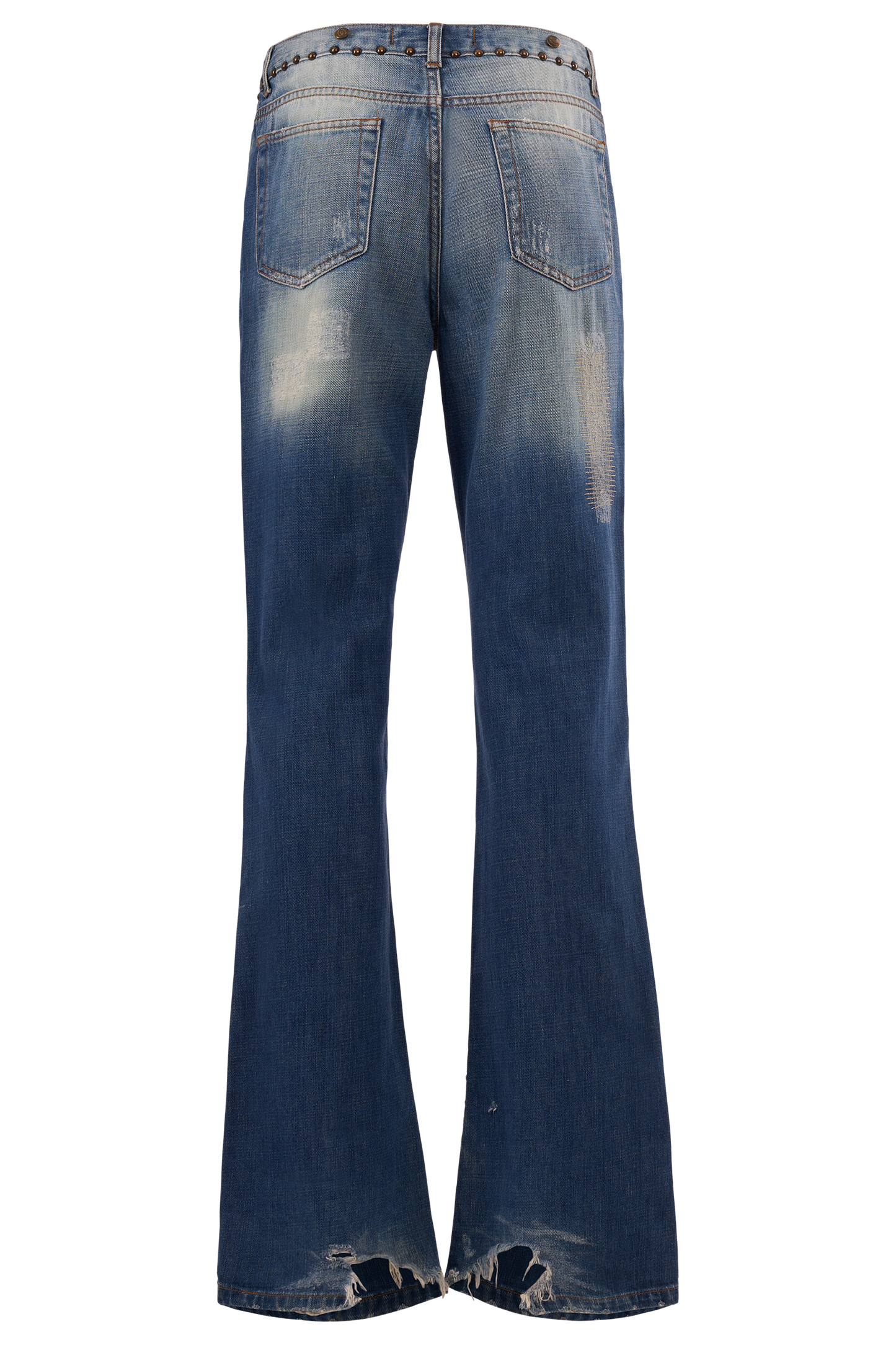 Vintage 2000's Just Cavalli Studded Flared Jeans