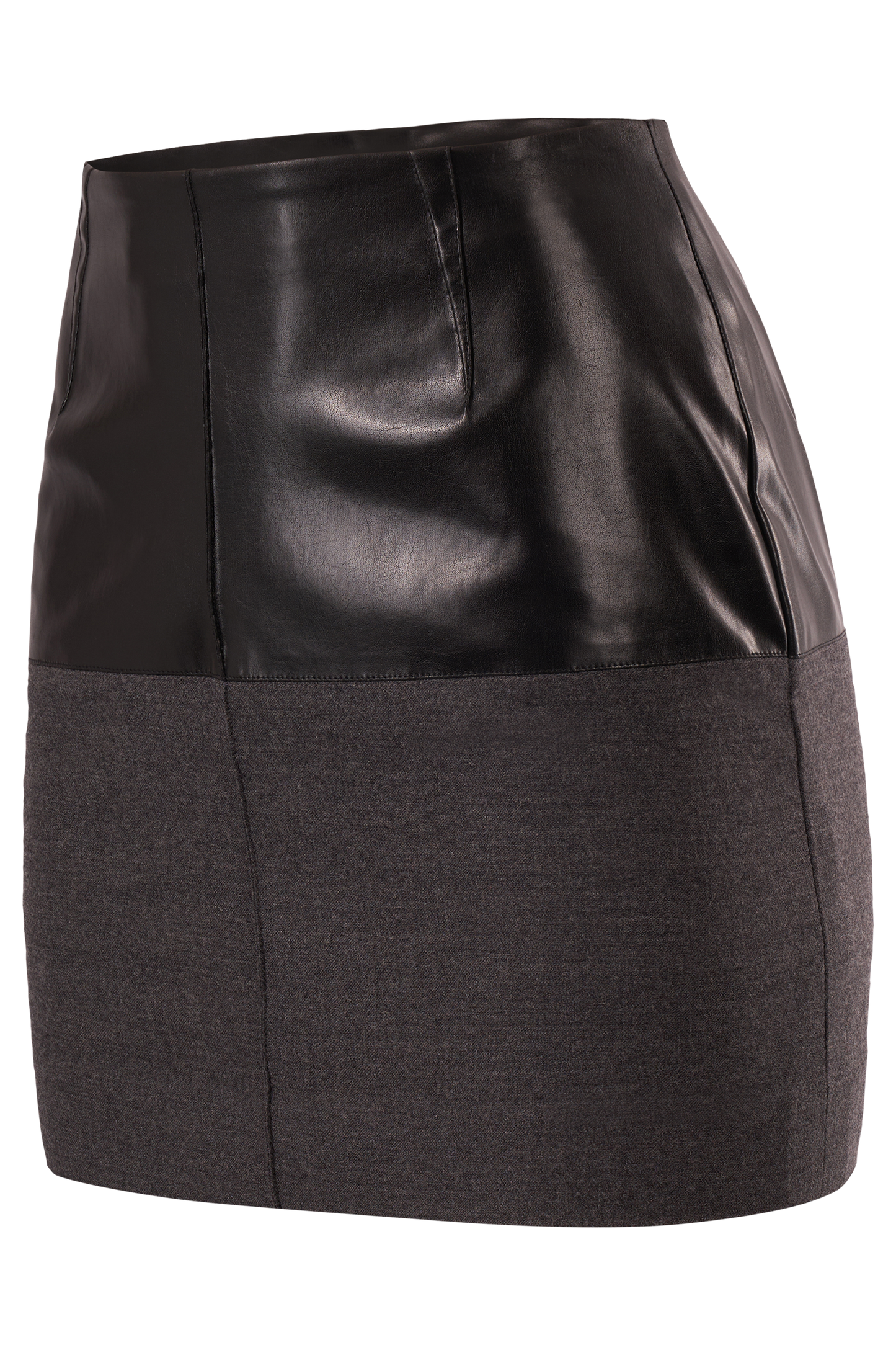 Vintage Thierry Mugler Two Tone Mini Skirt