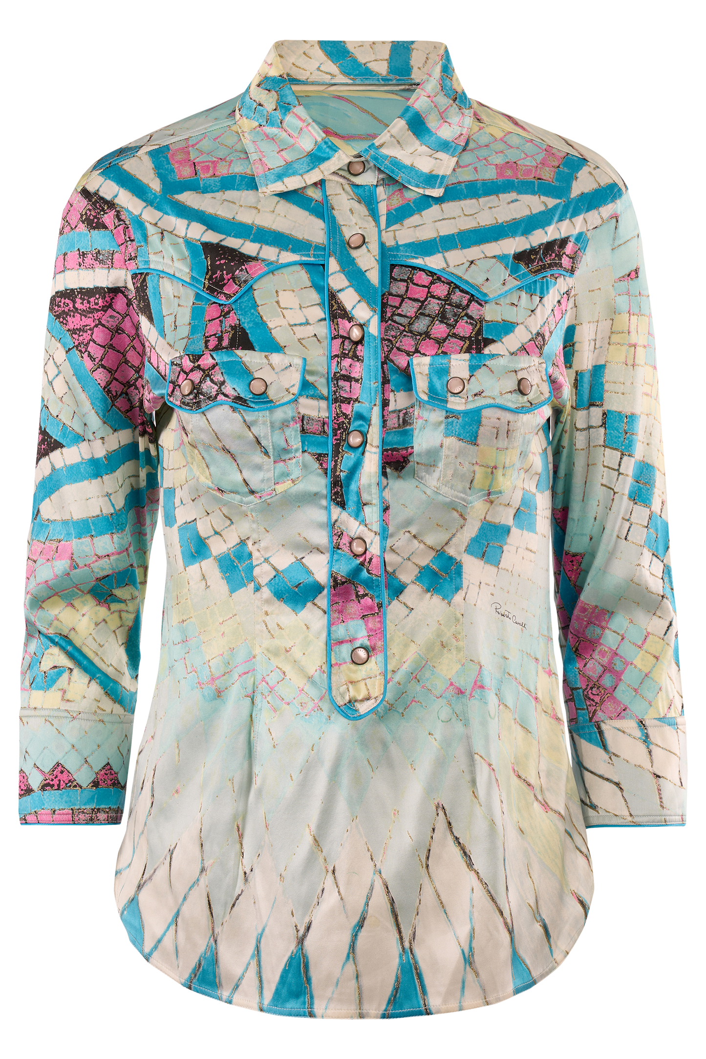 Vintage Roberto Cavalli S/S 2004 Print Shirt