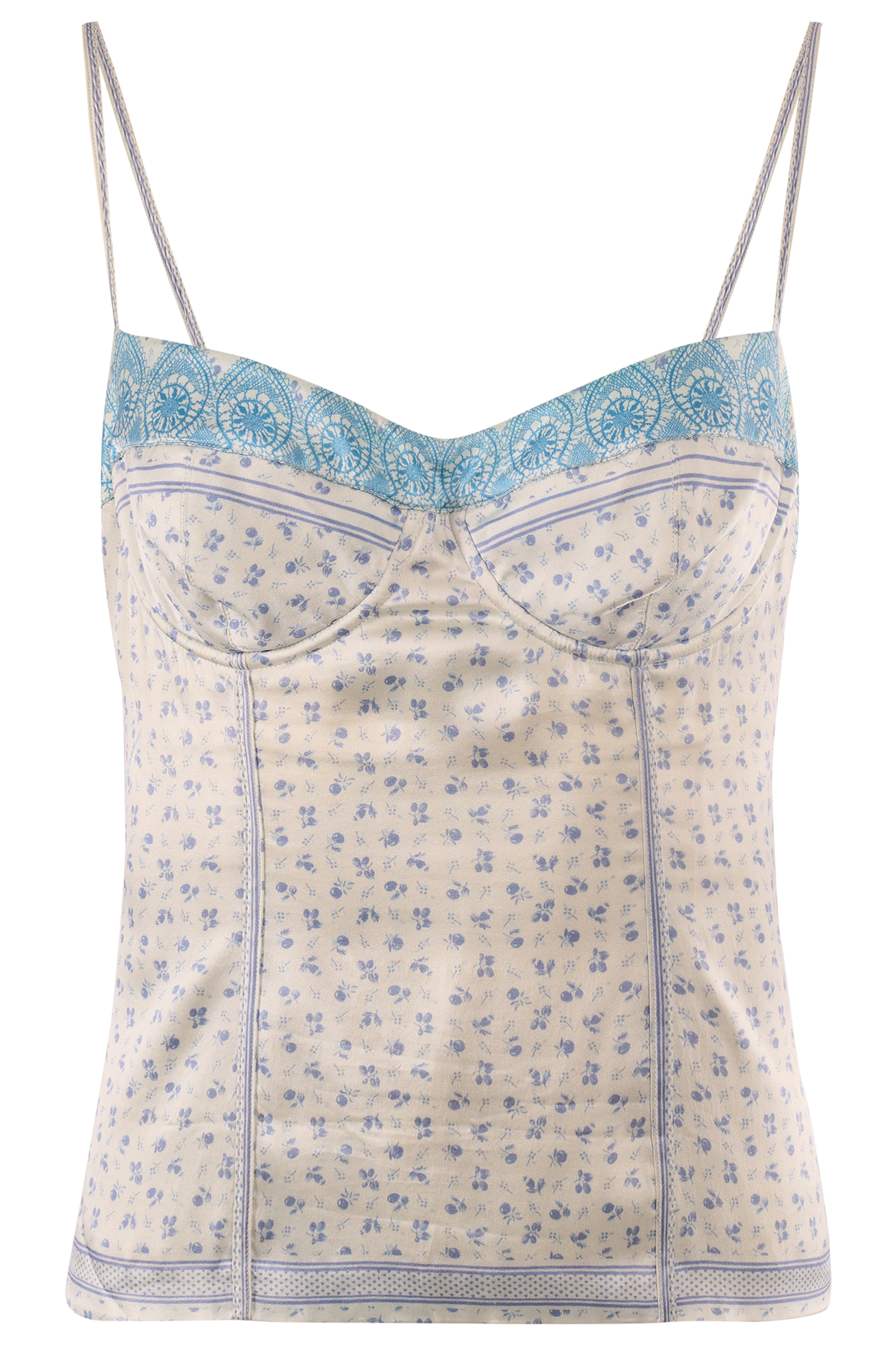 Vintage Roberto Cavalli Silk Print Top