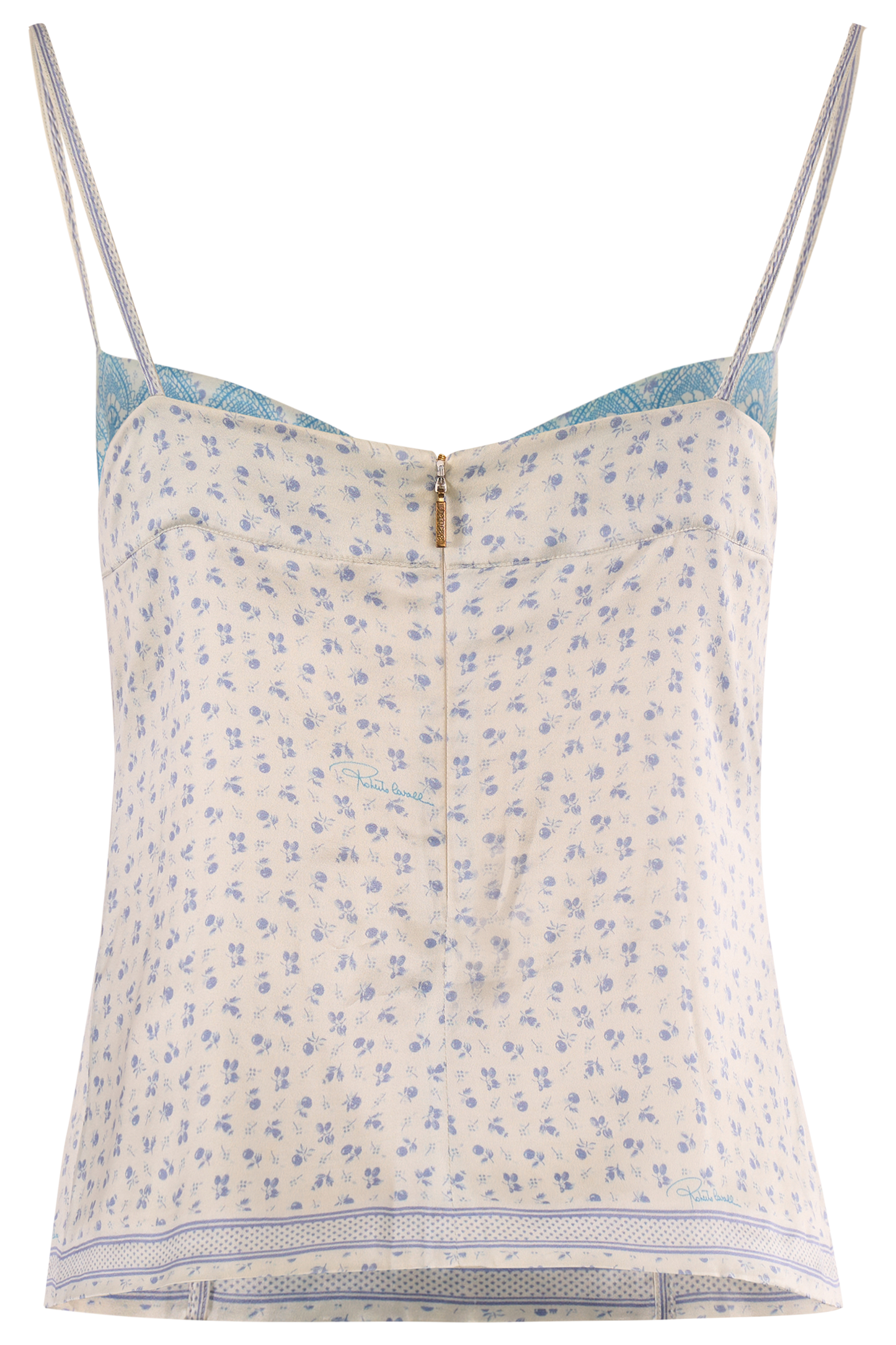 Vintage Roberto Cavalli Silk Print Top
