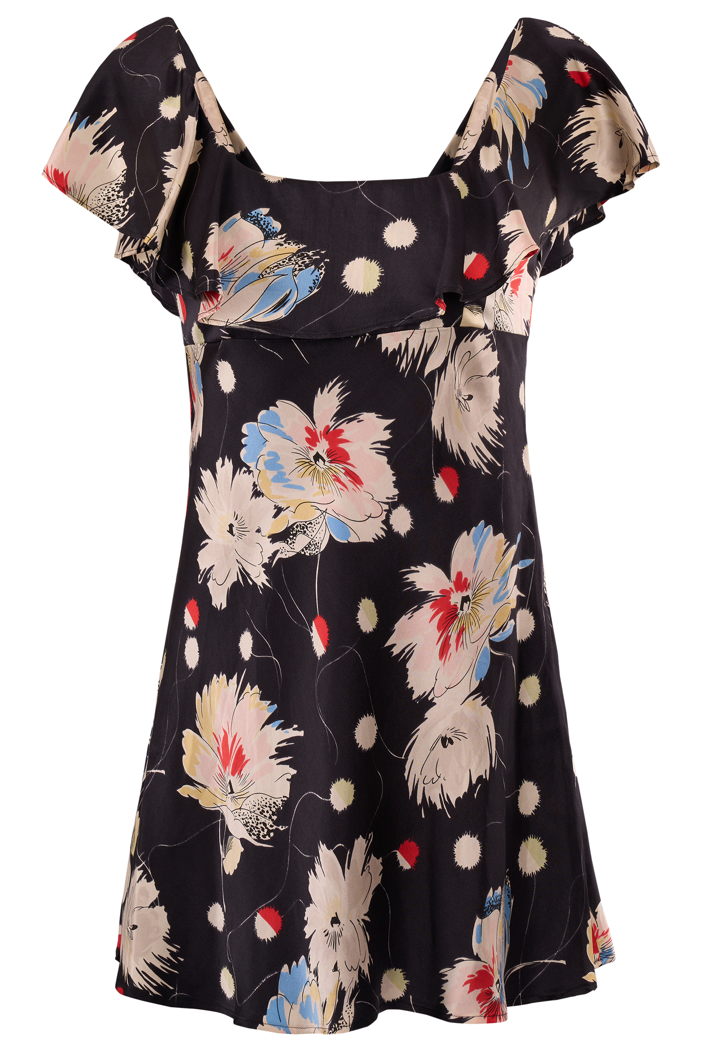 Vintage Dolce&Gabbana 1995 Runway Silk Floral Dress