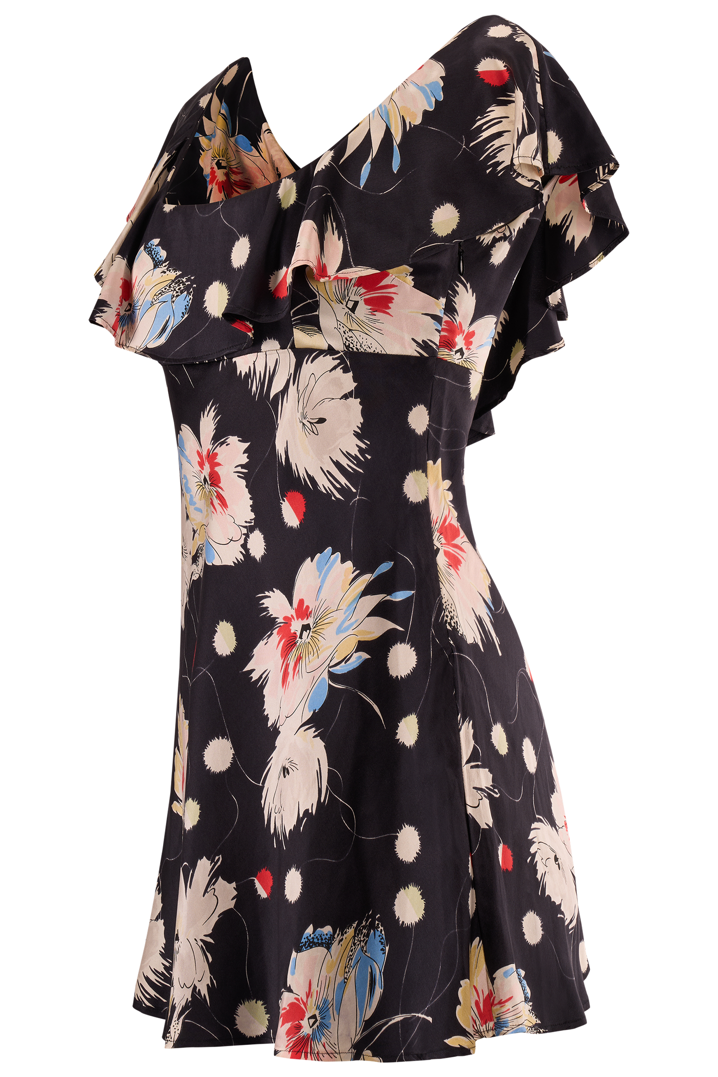 Vintage Dolce&Gabbana 1995 Runway Silk Floral Dress