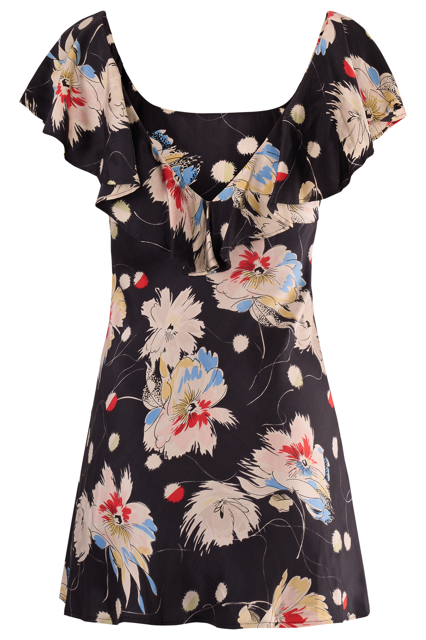 Vintage Dolce&Gabbana 1995 Runway Silk Floral Dress
