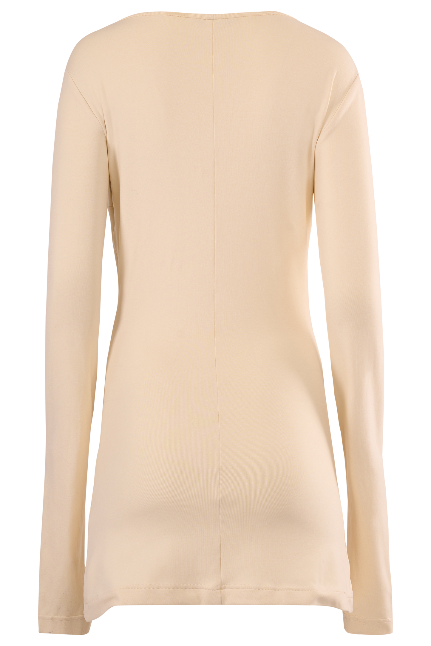 Vintage 1990's Dolce&Gabbana Cream Square Neckline Mini Dress