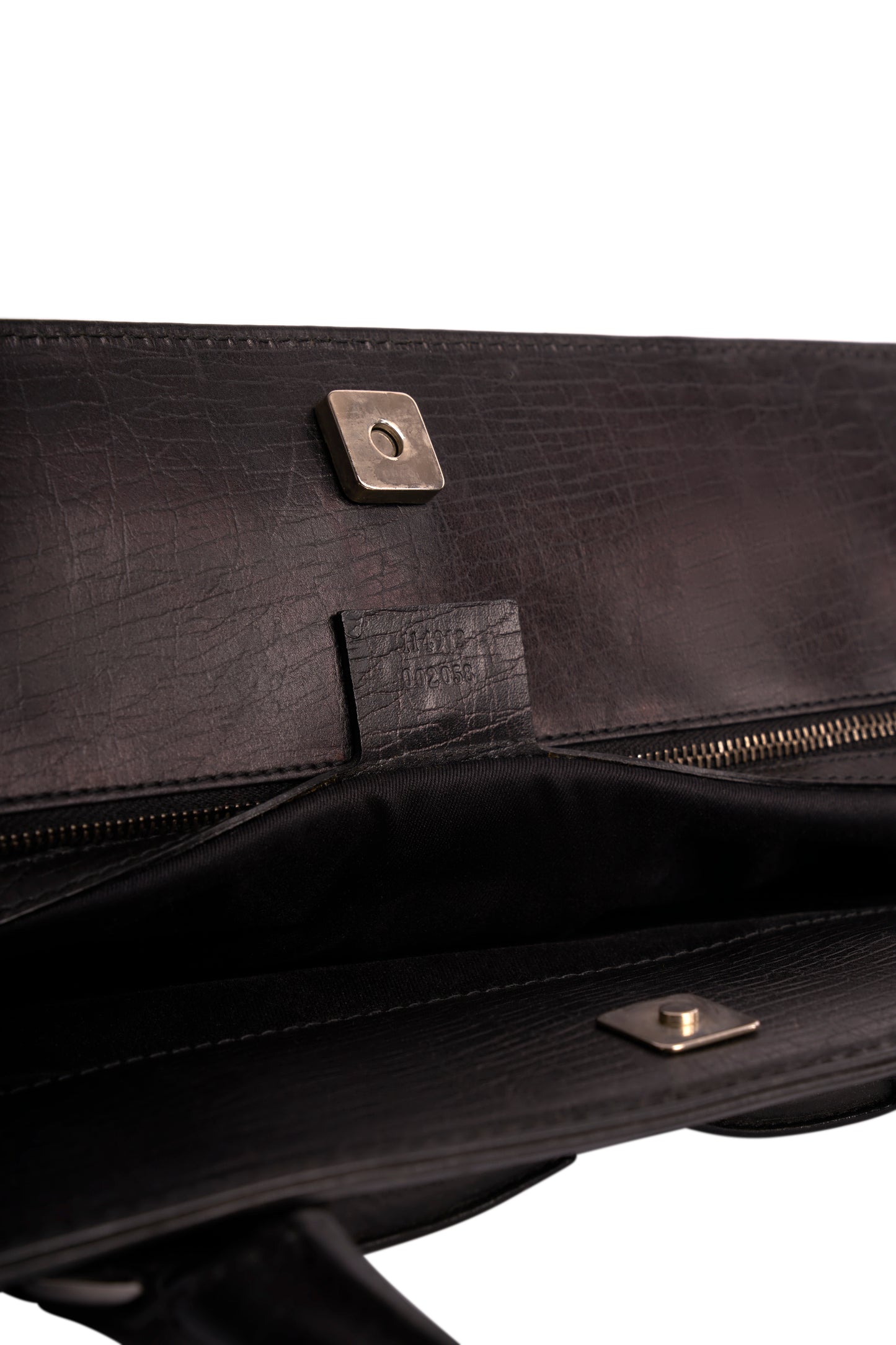 Vintage "GG" Black Monogram Shoulder Bag