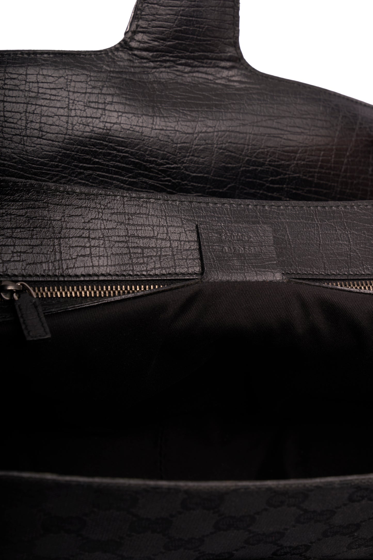Vintage 2000's Black Monogram Horsebit Bag