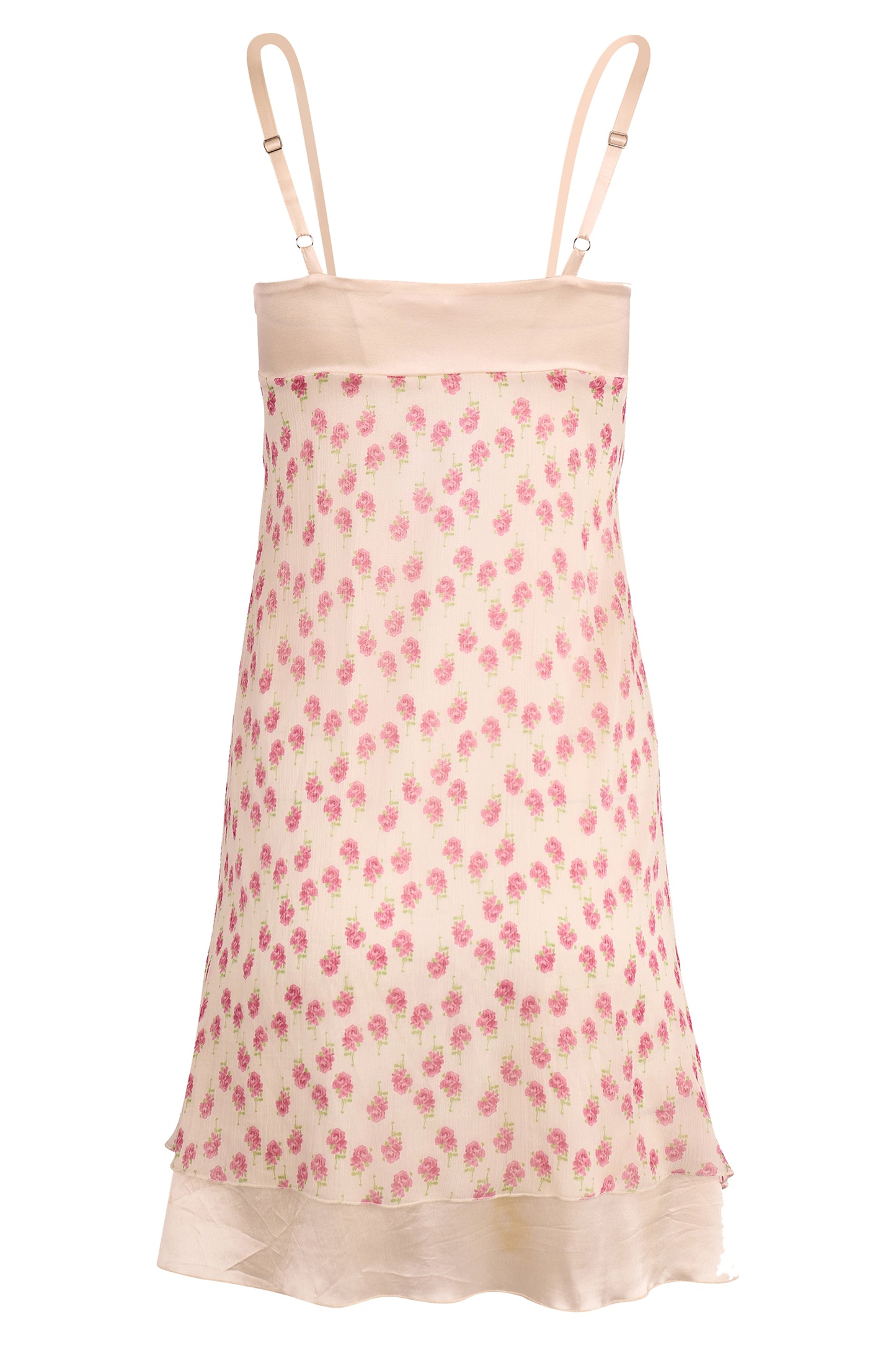 Vintage Blugirl Floral Silk Romantic Mini Dress