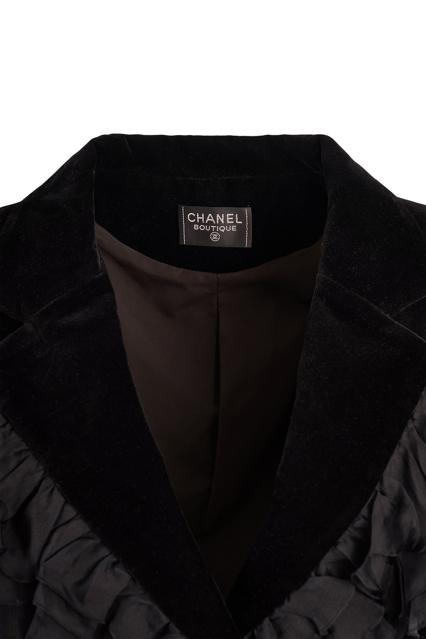 Chanel Circa 2000's Velvet Blazer