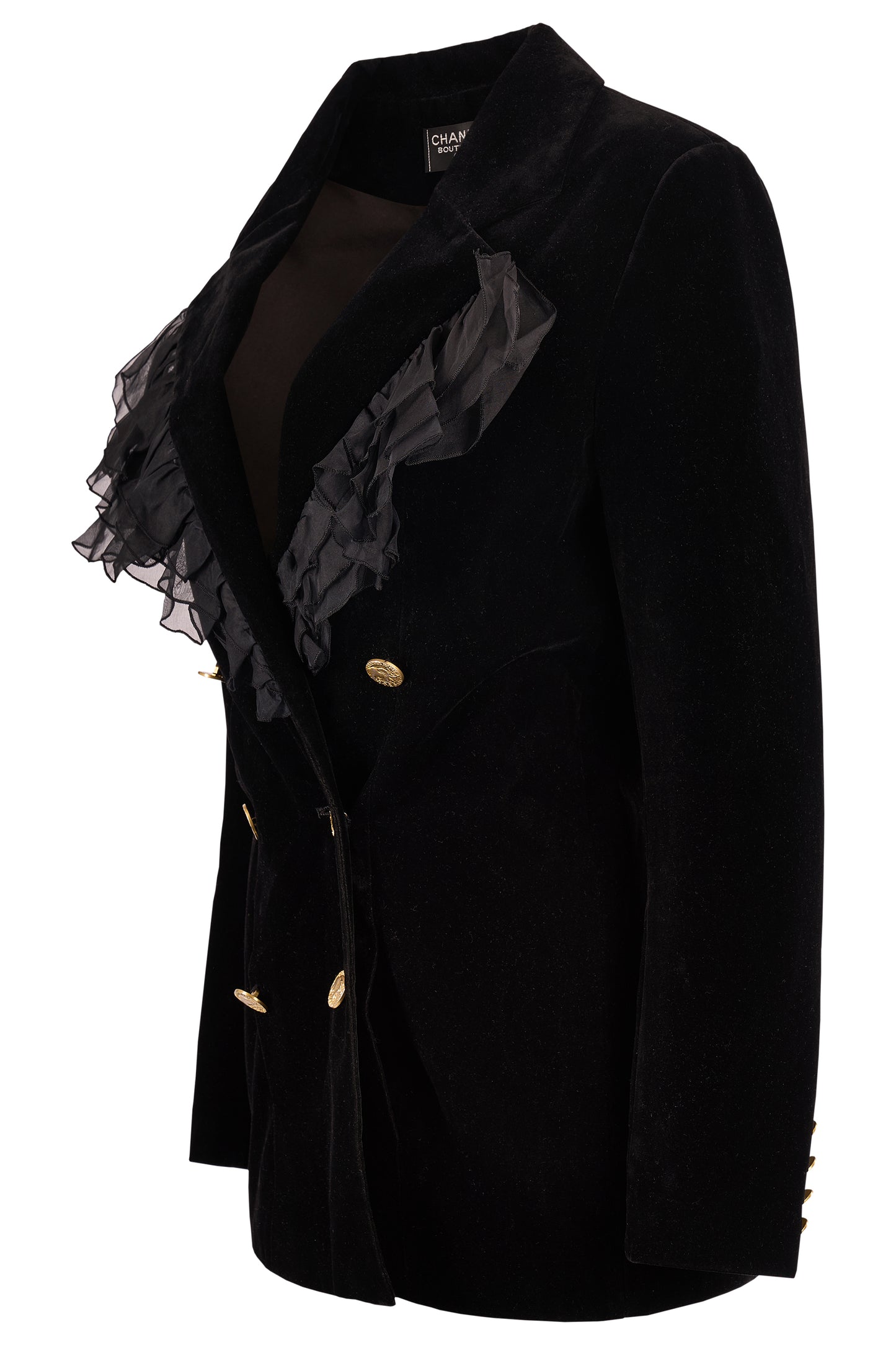 Chanel Circa 2000's Velvet Blazer