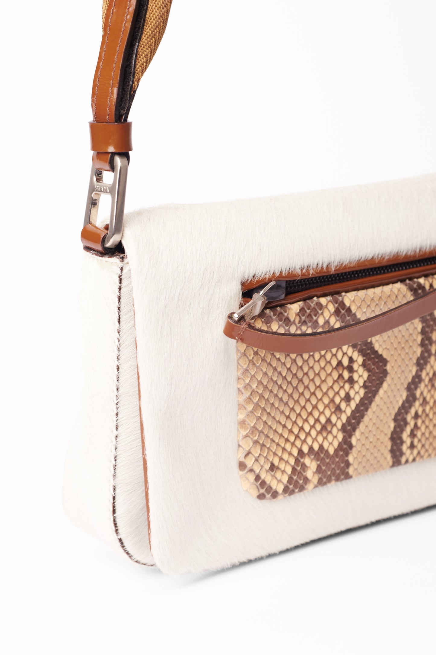 Vintage 1999 Fur Shoulder Bag