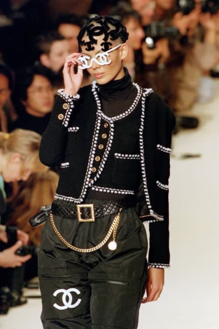 Vintage 1994 Runway CC Logo Sunglasses
