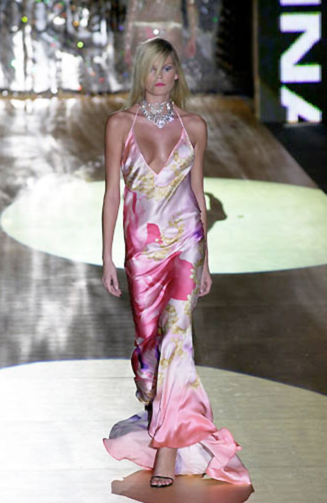 Vintage S/S 2001 Jewel And Eye Print Trousers