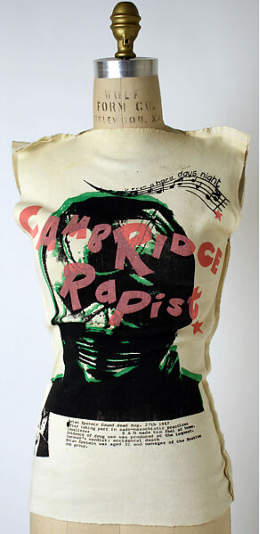 Vintage 1970's Cambridge Rapist Tank Top