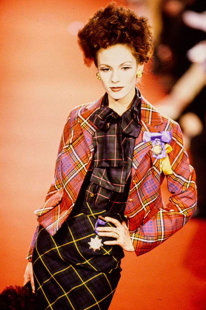 Vintage F/W 1994 Pink Gordon Kilt