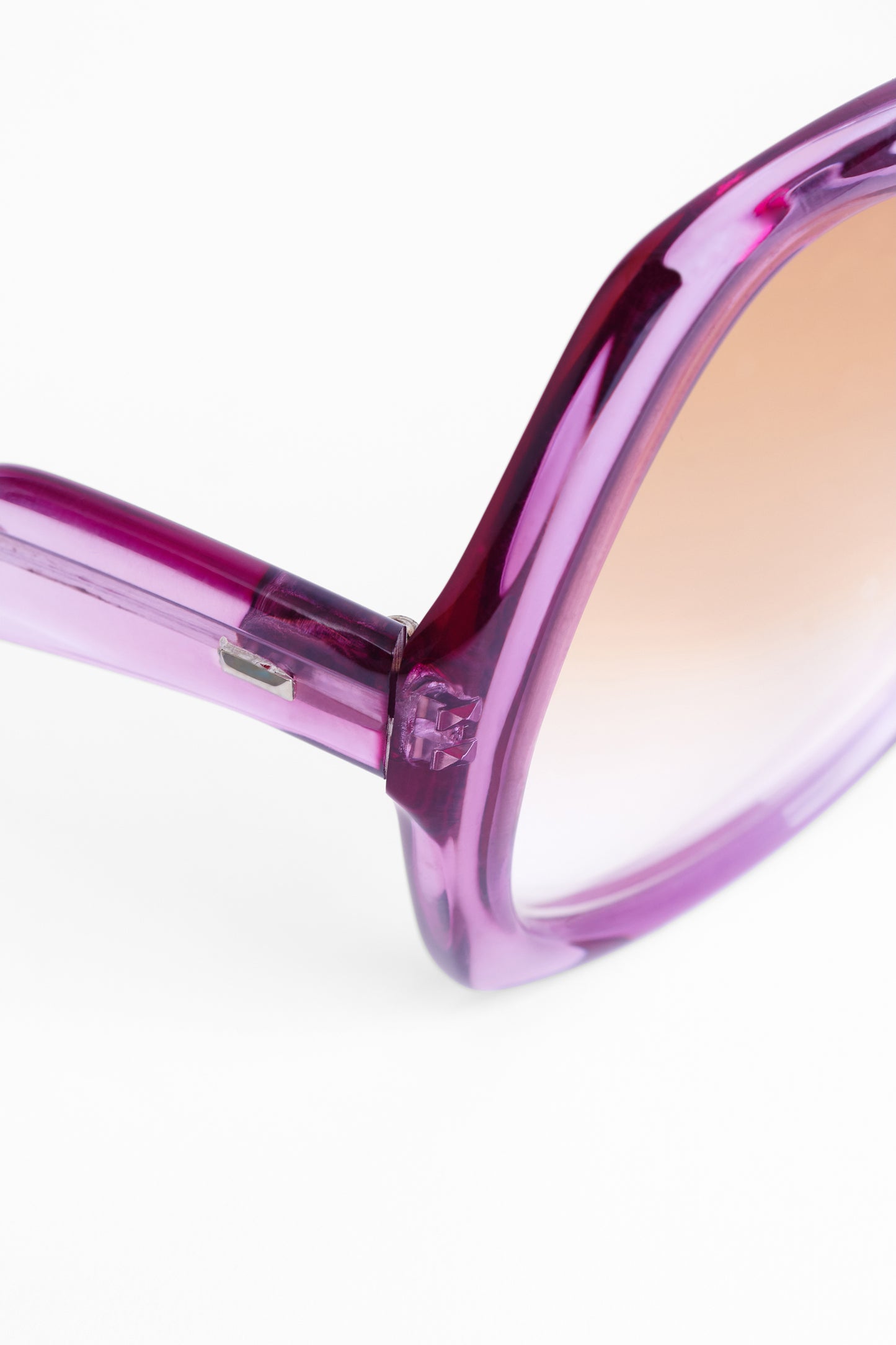 1970's Purple Oversize Sunglasses