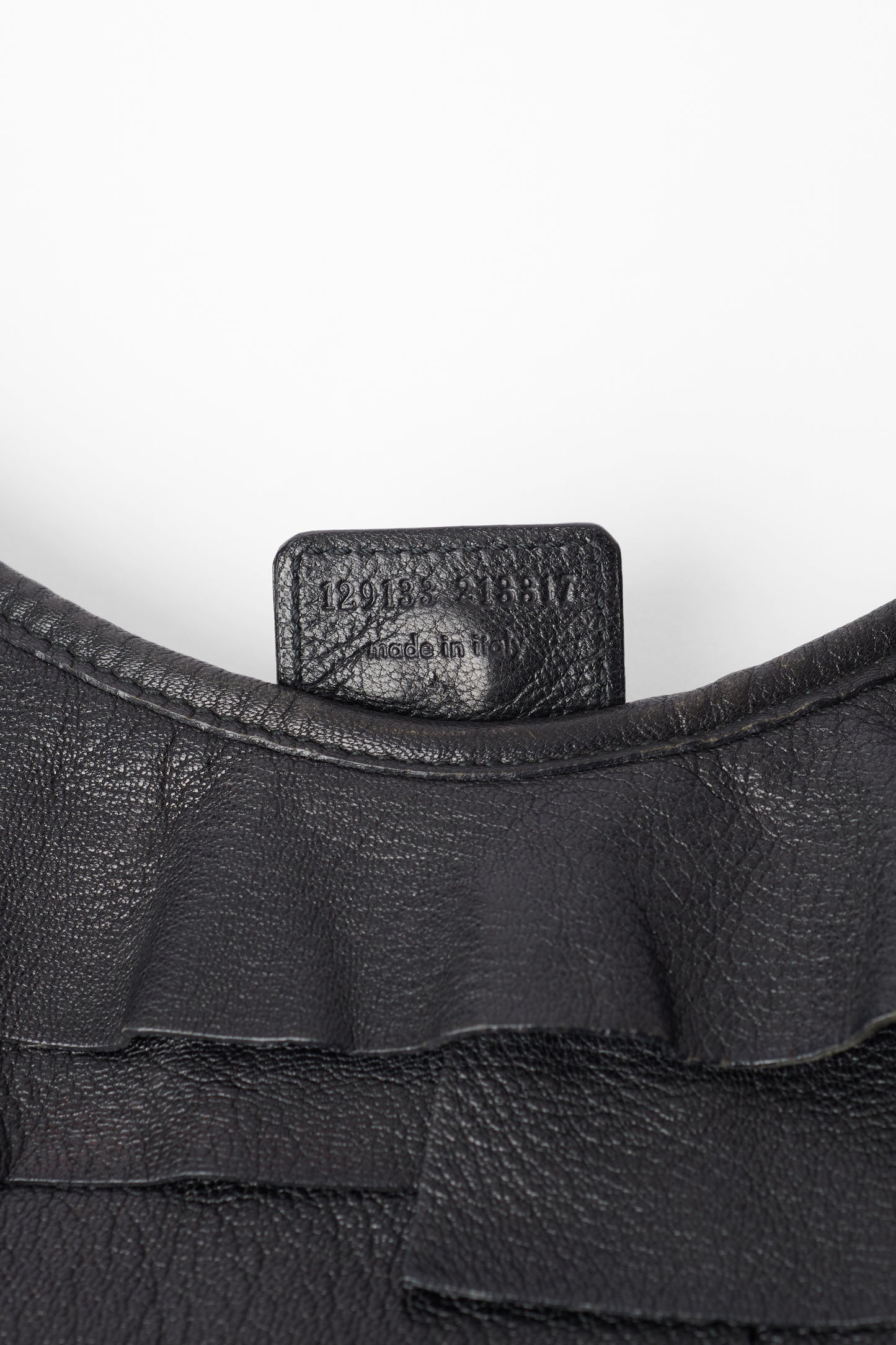 Vintage F/W 2004 Black St Tropez Ruffled Bag